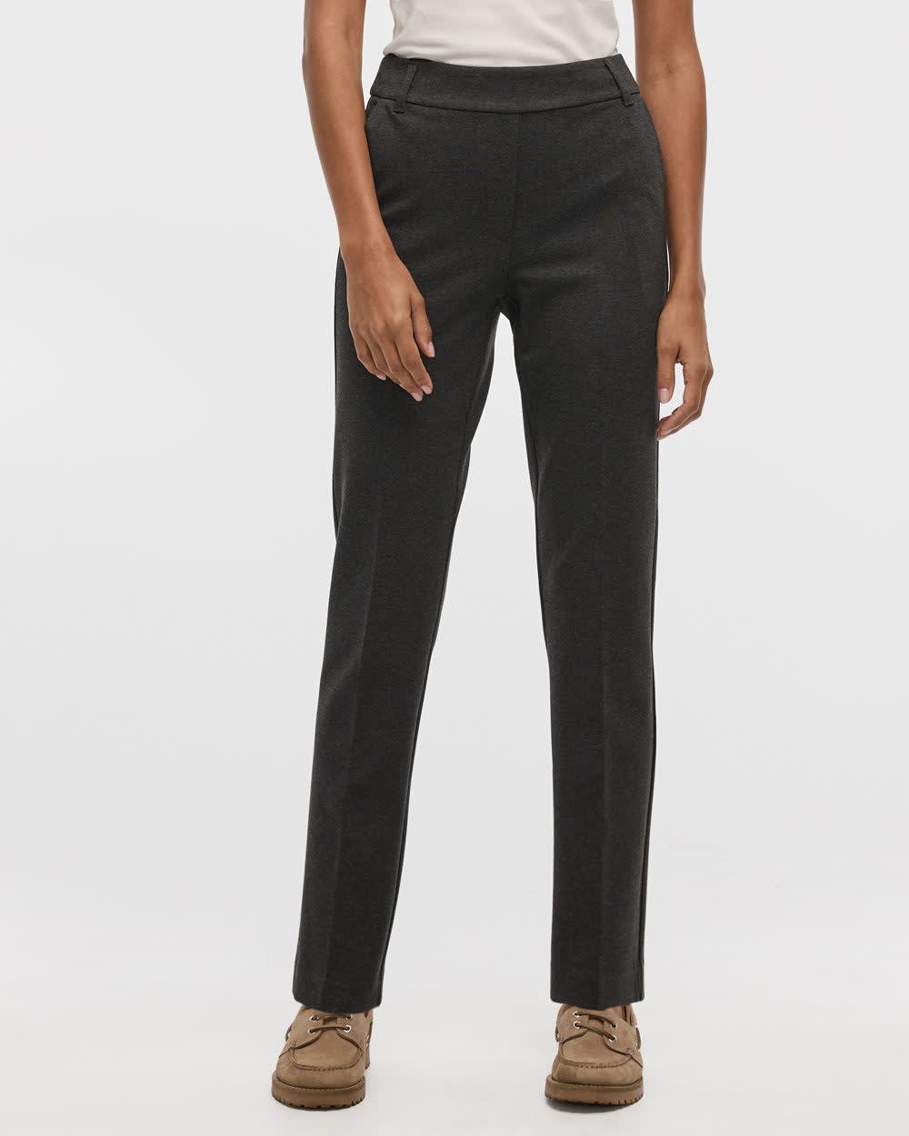 Straight-Leg High-Rise Pants - The Modern Stretch (R) - Image 6