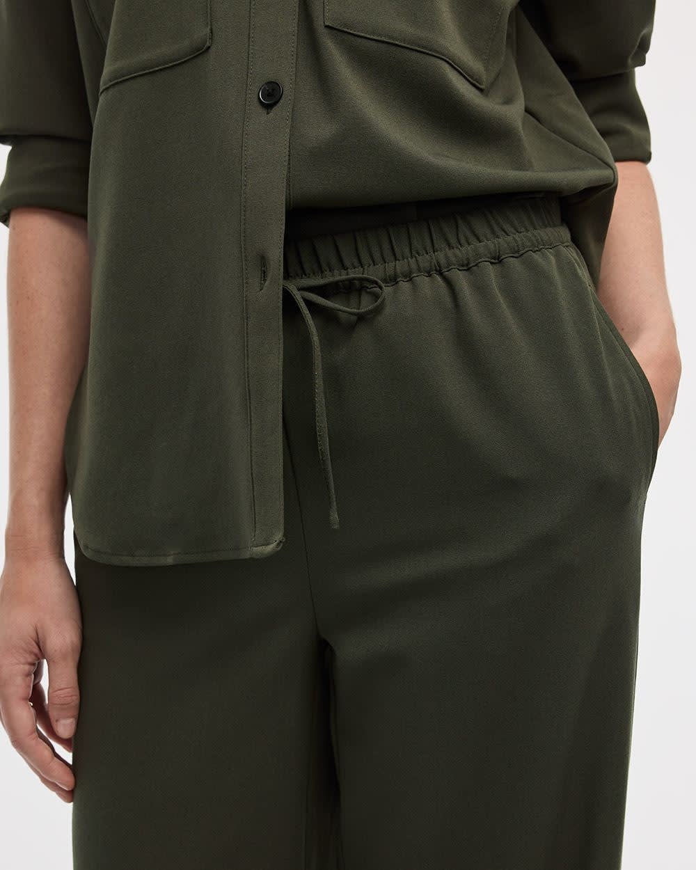 Wide-Leg High-Rise Pull-On Pant - The Timeless - Image 16