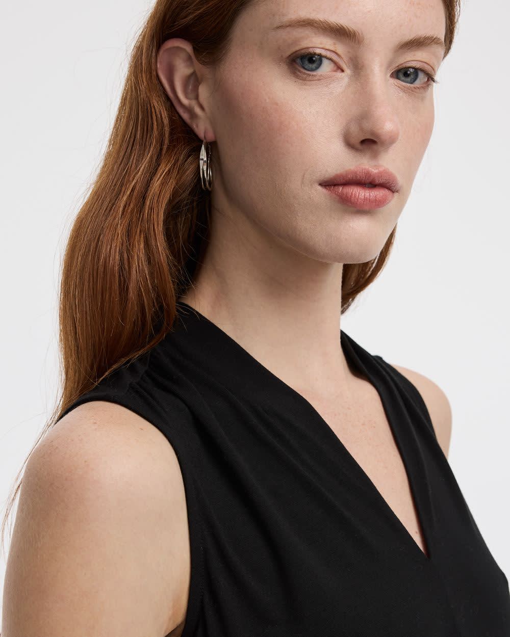Sleeveless V-Neck Top - Image 4