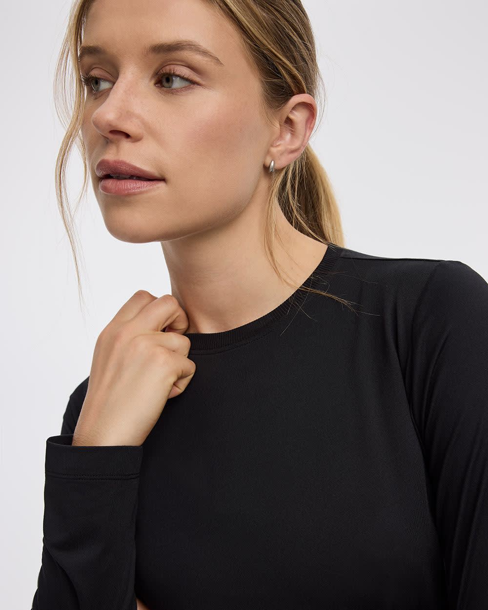 Long-Sleeve Crew-Neck T-Shirt - DRY-LUX (R) Hyba Essentials - Image 4