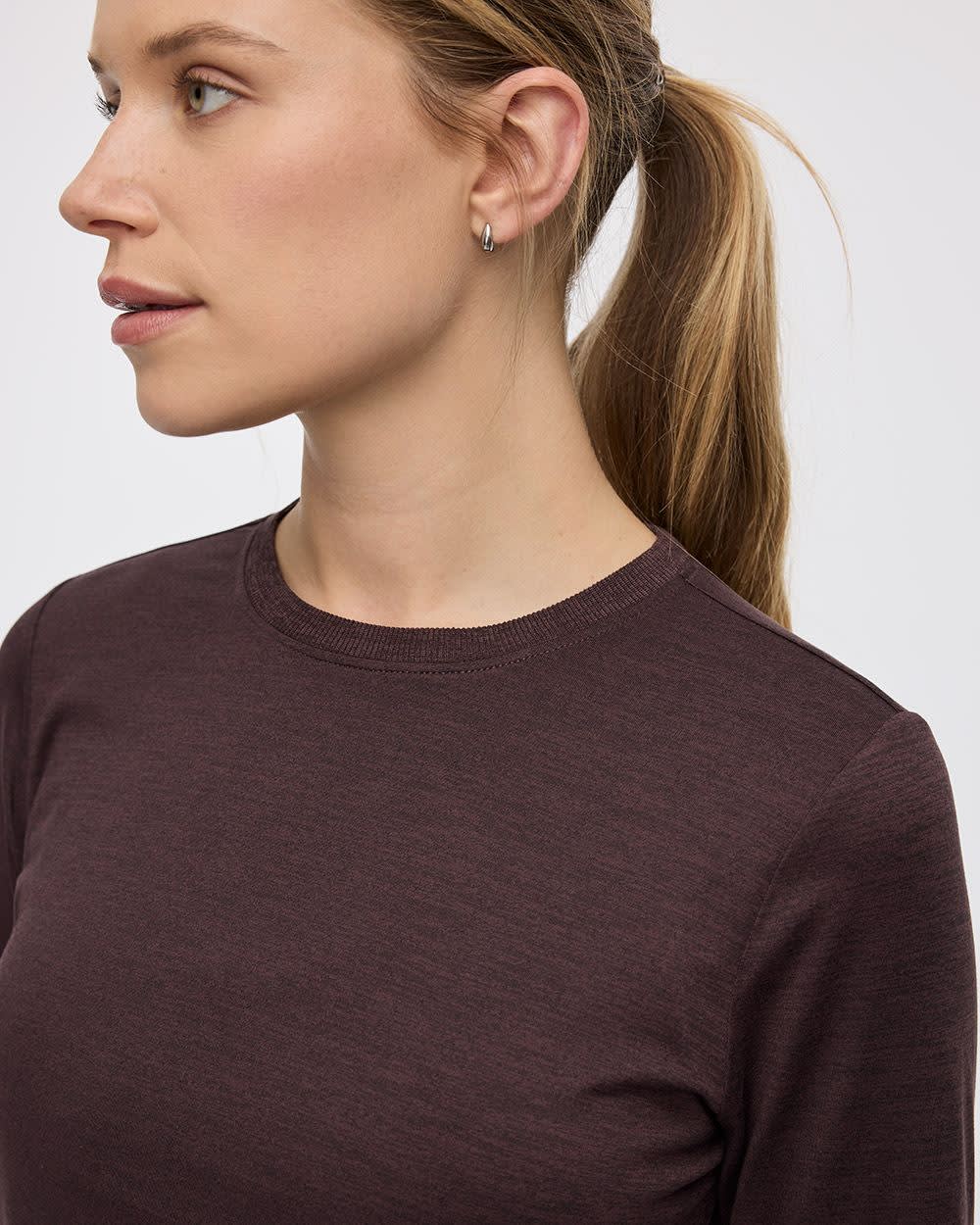 Long-Sleeve Crew-Neck T-Shirt - DRY-LUX (R) Hyba Essentials - Image 25