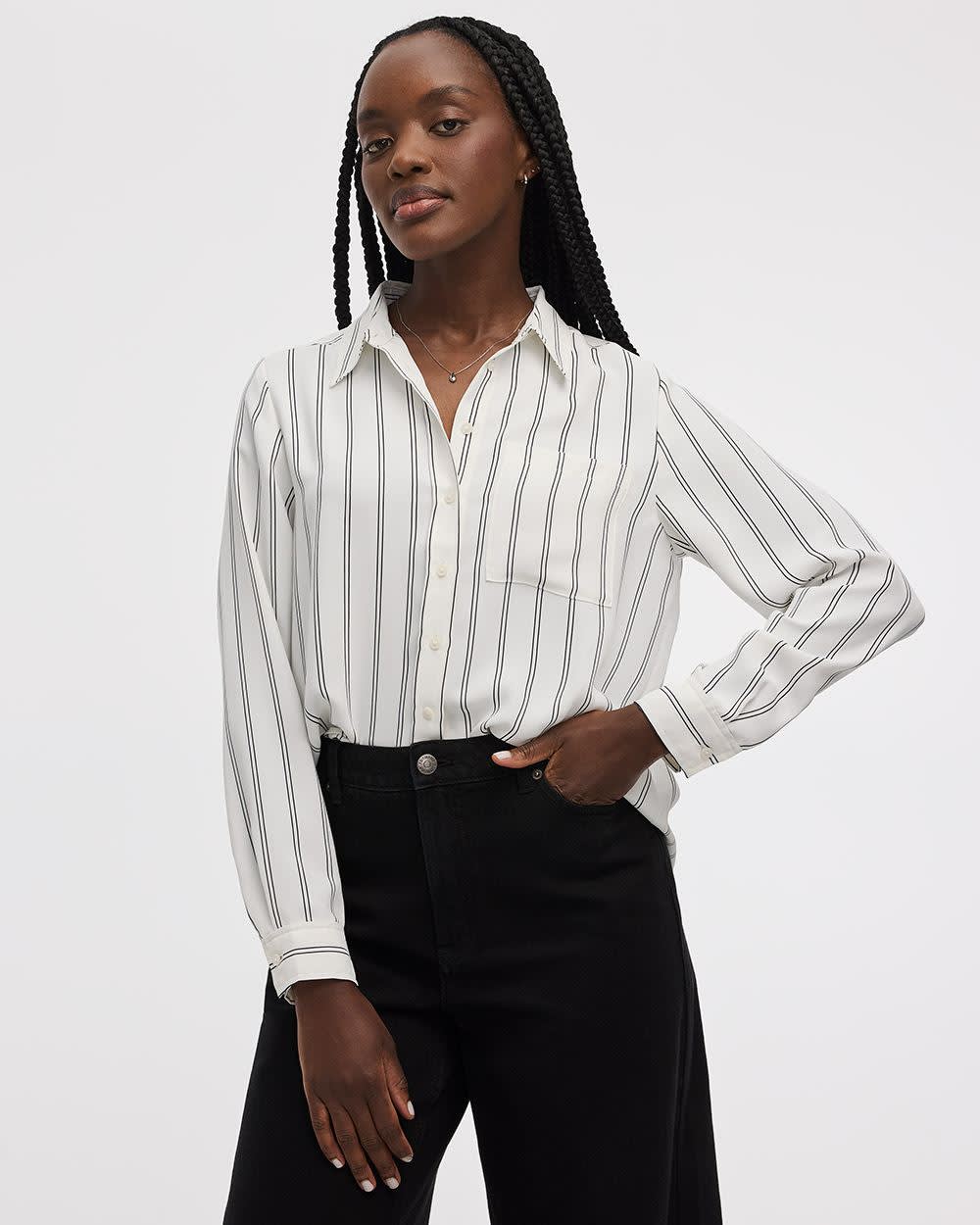 Long-Sleeve Blouse - R Essentials - Image 5