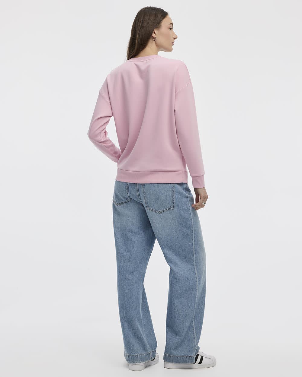 Long-Sleeve Crew-Neck Sweatshirt - R Essentials - Image 34