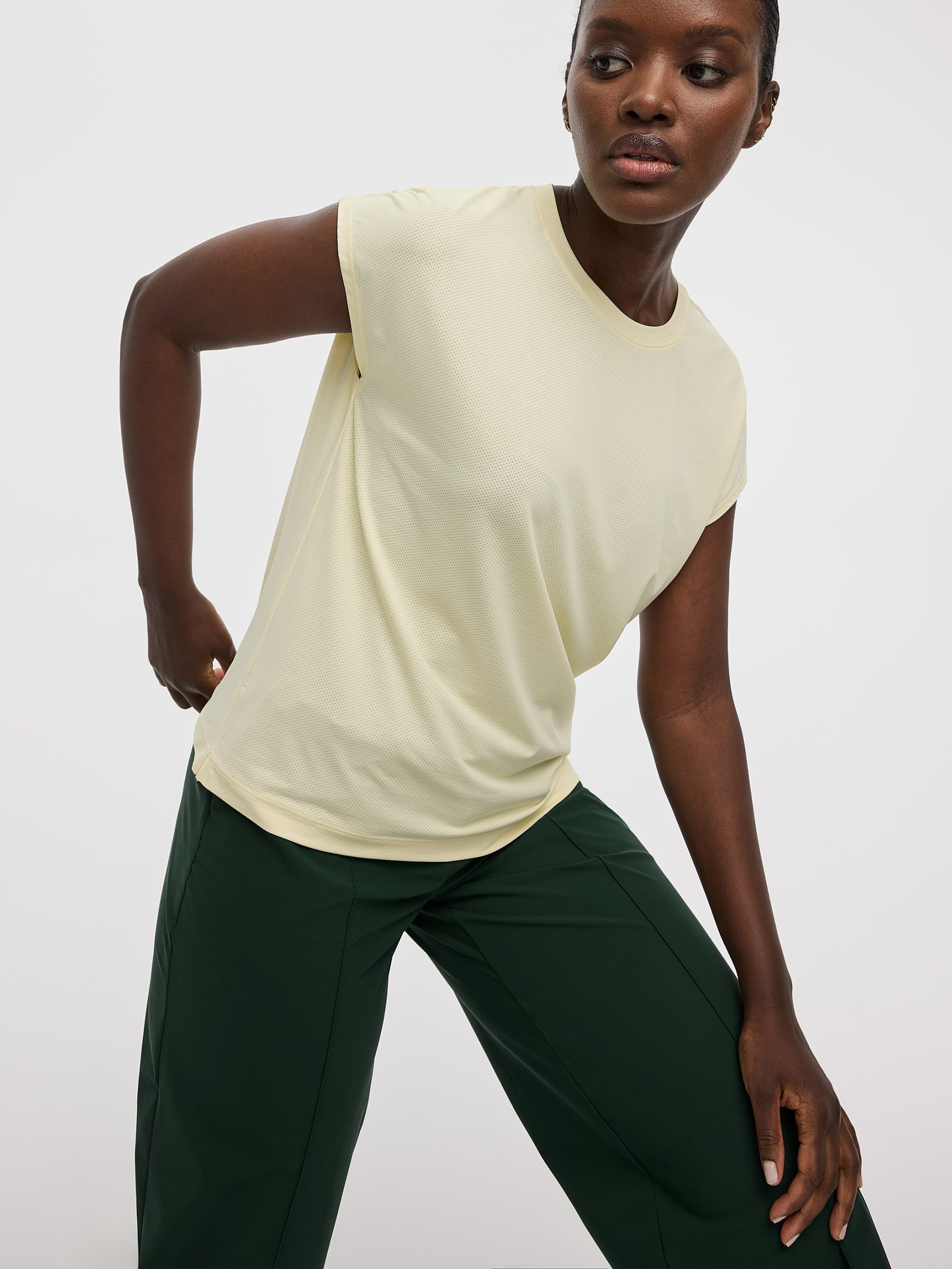 Extended-Sleeve Mesh Tee - Image 8