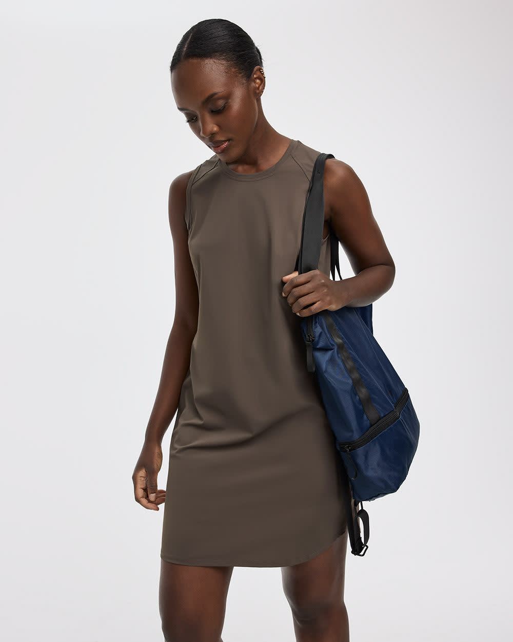 Sleeveless Crew-Neck Dress - Hyba - Image 6