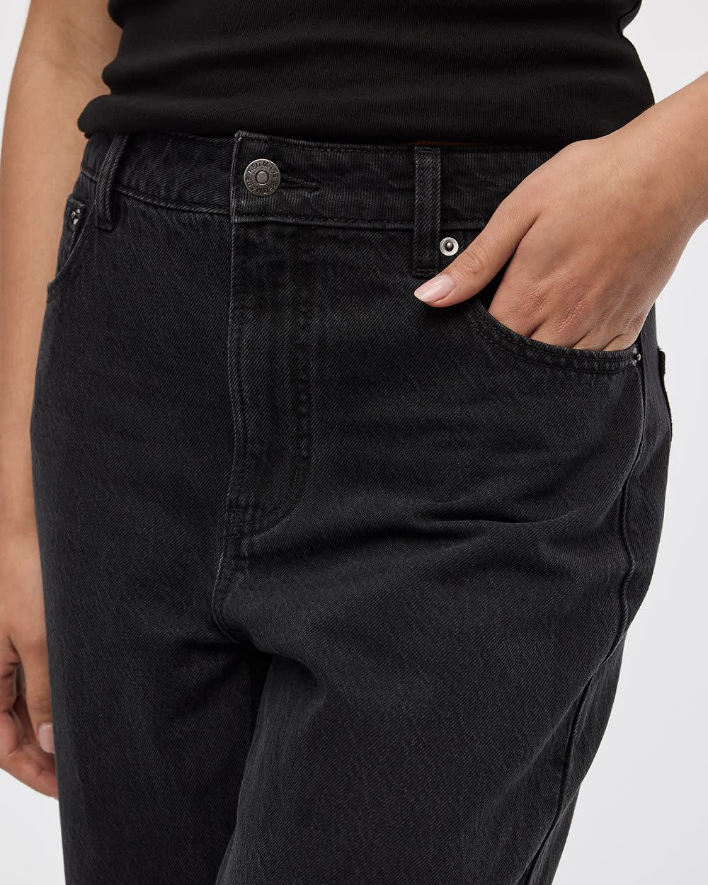 High-Rise Barrel Jeans - Image 5