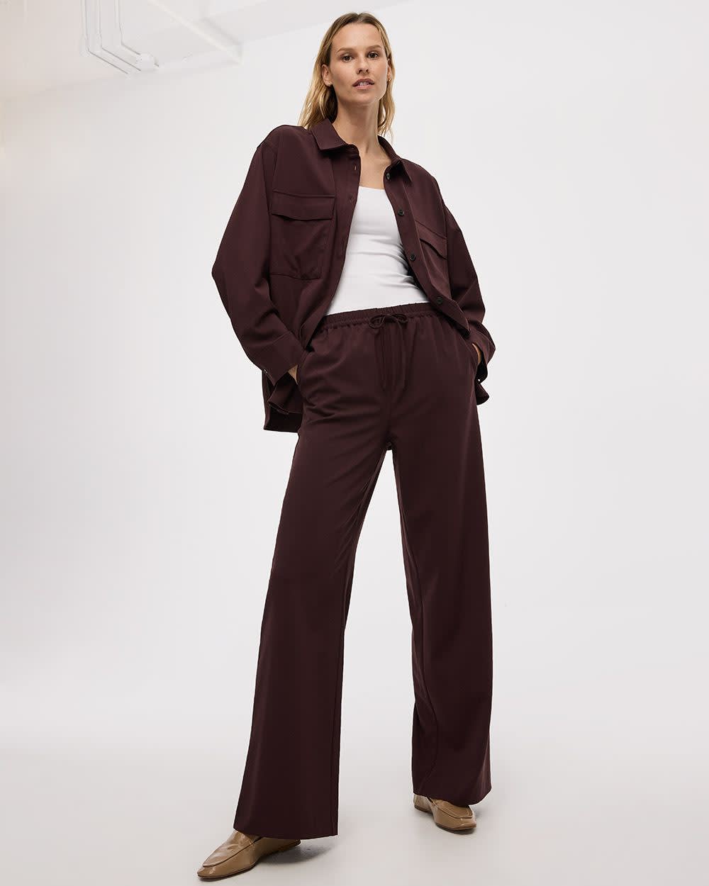 Wide-Leg High-Rise Pull-On Pant - The Timeless - Image 6