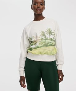 Long-Sleeve Crew-Neck French Terry Sweatshirt - Hyba