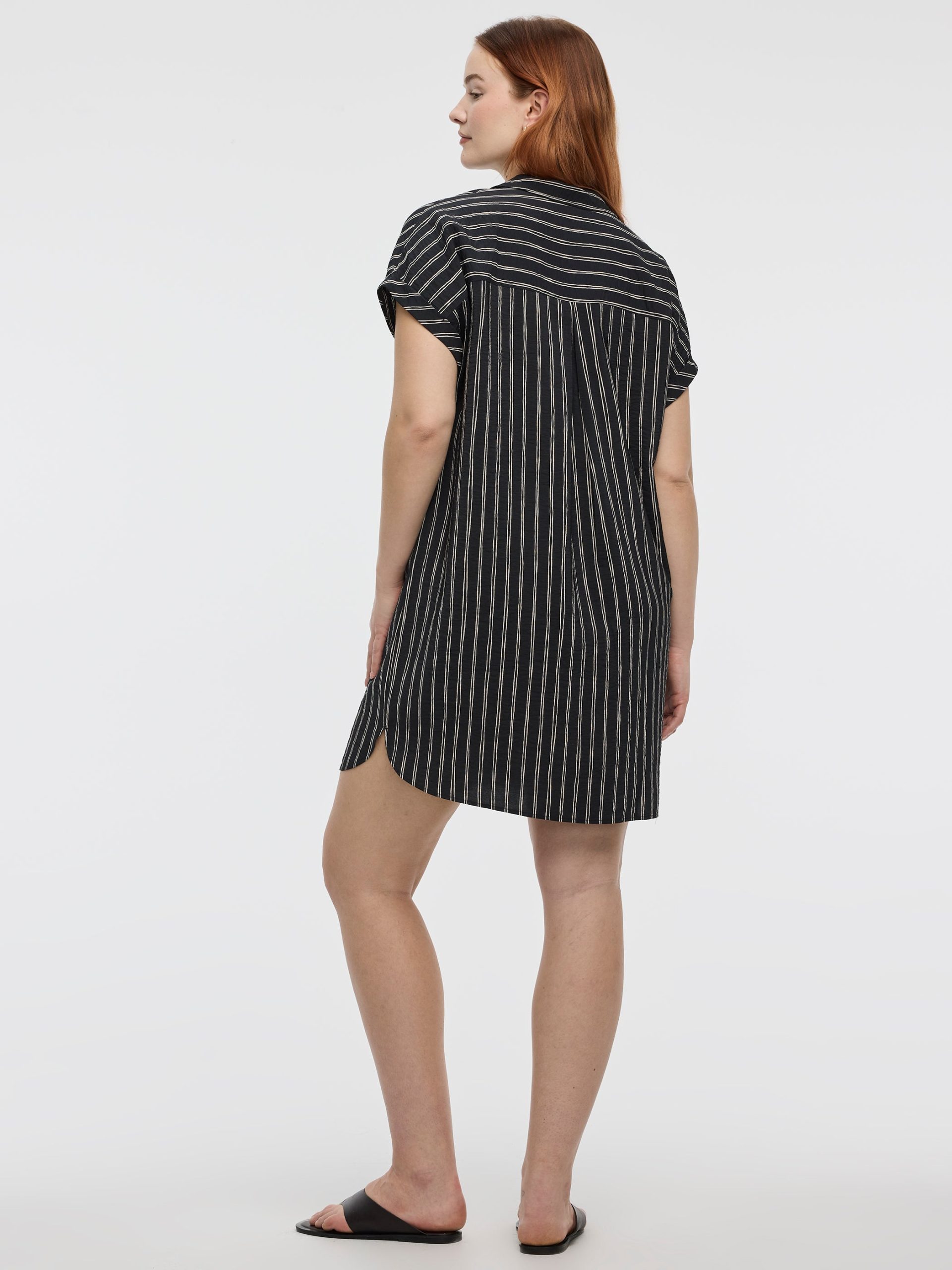 Short-Sleeve Shift Dress - Image 3