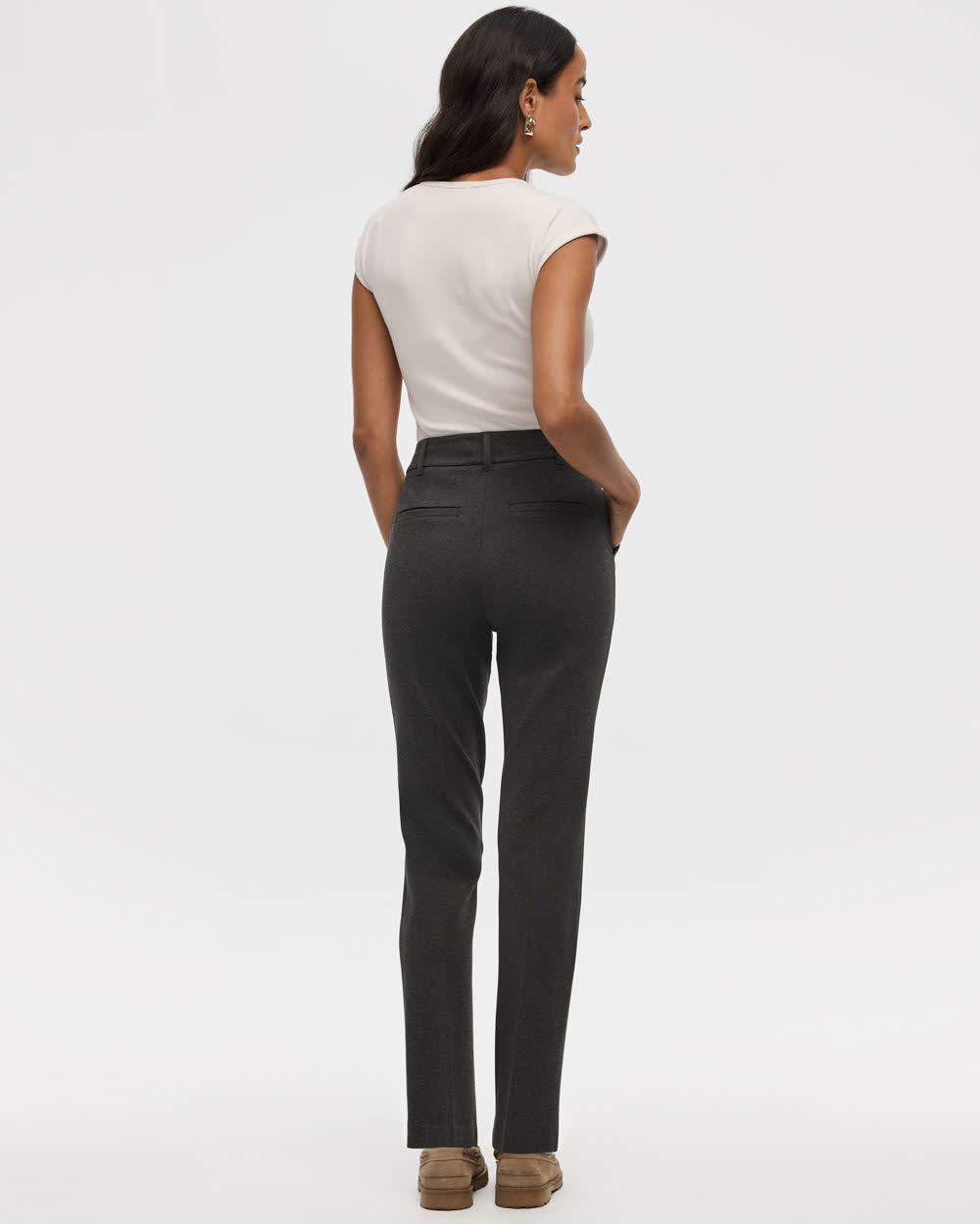 Straight-Leg High-Rise Pants - The Modern Stretch (R) - Image 2