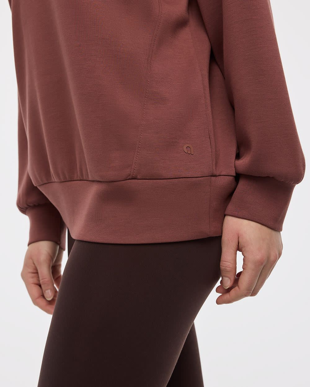 Half-Zip Mock-Neck Pullover - HYLUX Hyba - Image 12