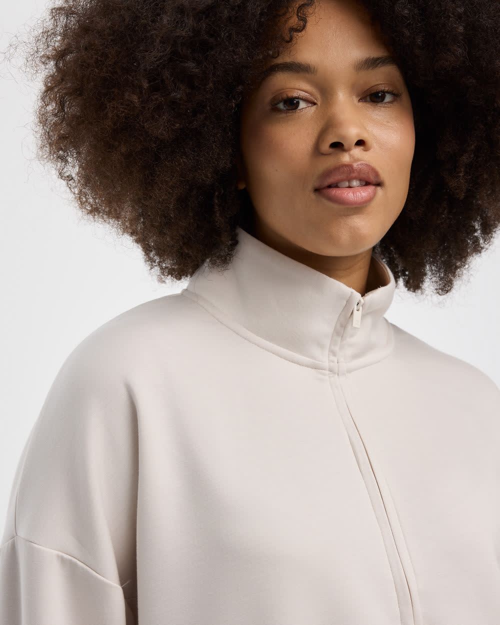 Half-Zip Mock-Neck Pullover - HYLUX Hyba - Image 4