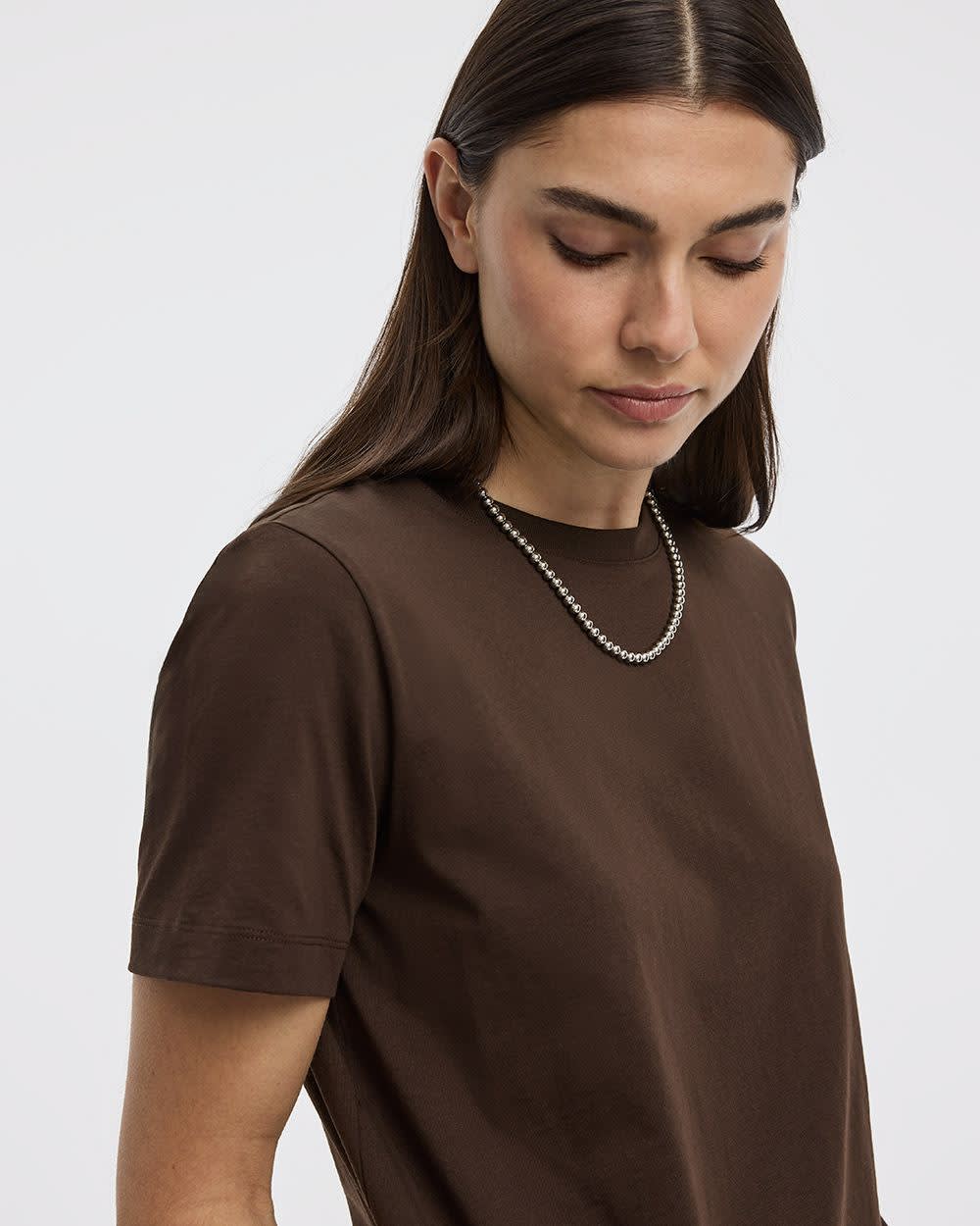 Boyfriend Crew-Neck T-Shirt - R Essentials - Image 12
