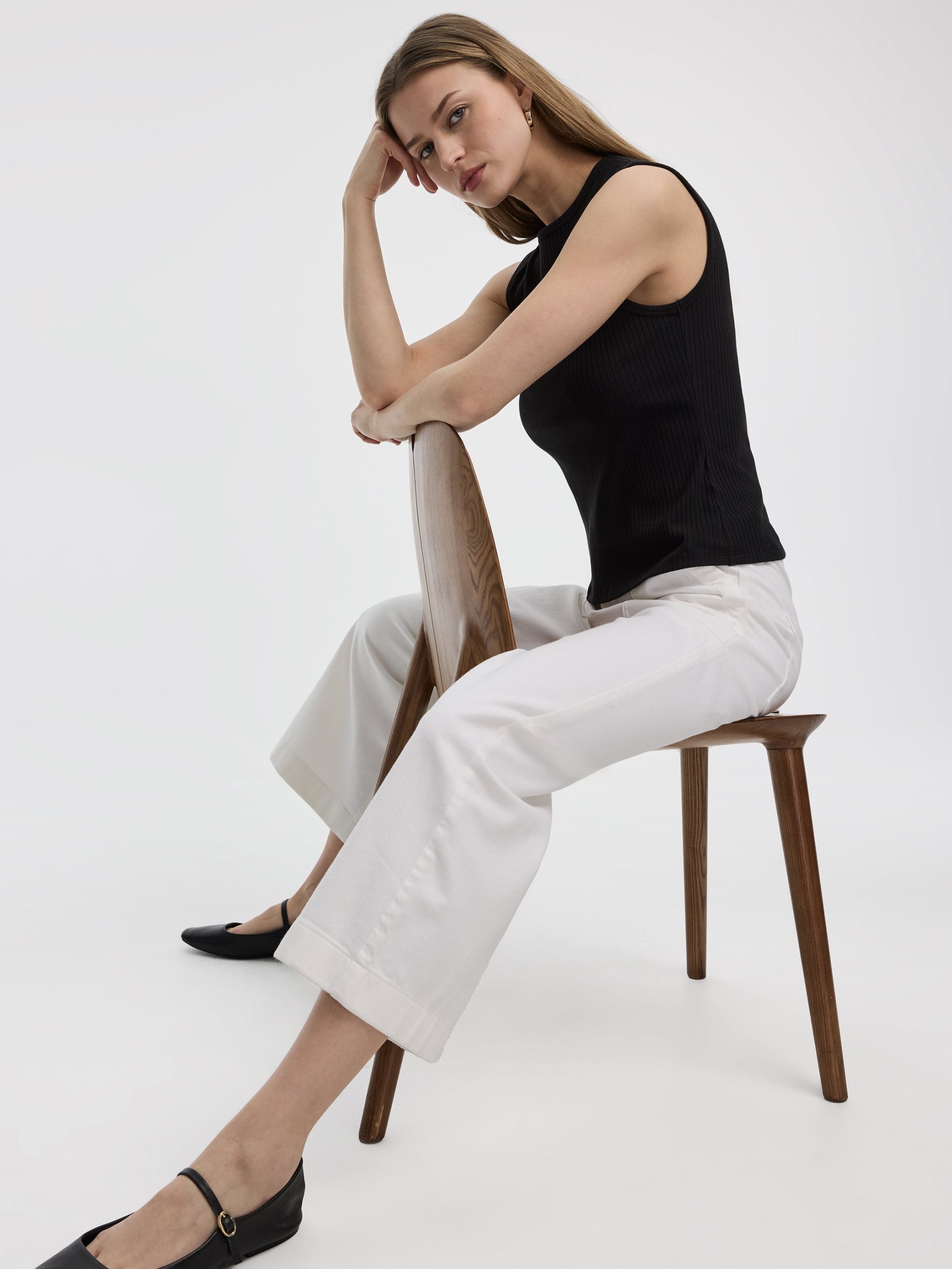 Flowy Wide-Leg High-Rise Cropped Jean - Image 6