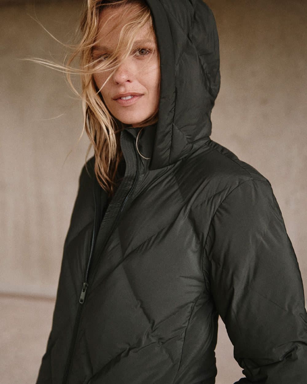 Long Hooded Puffer Jacket - Image 26