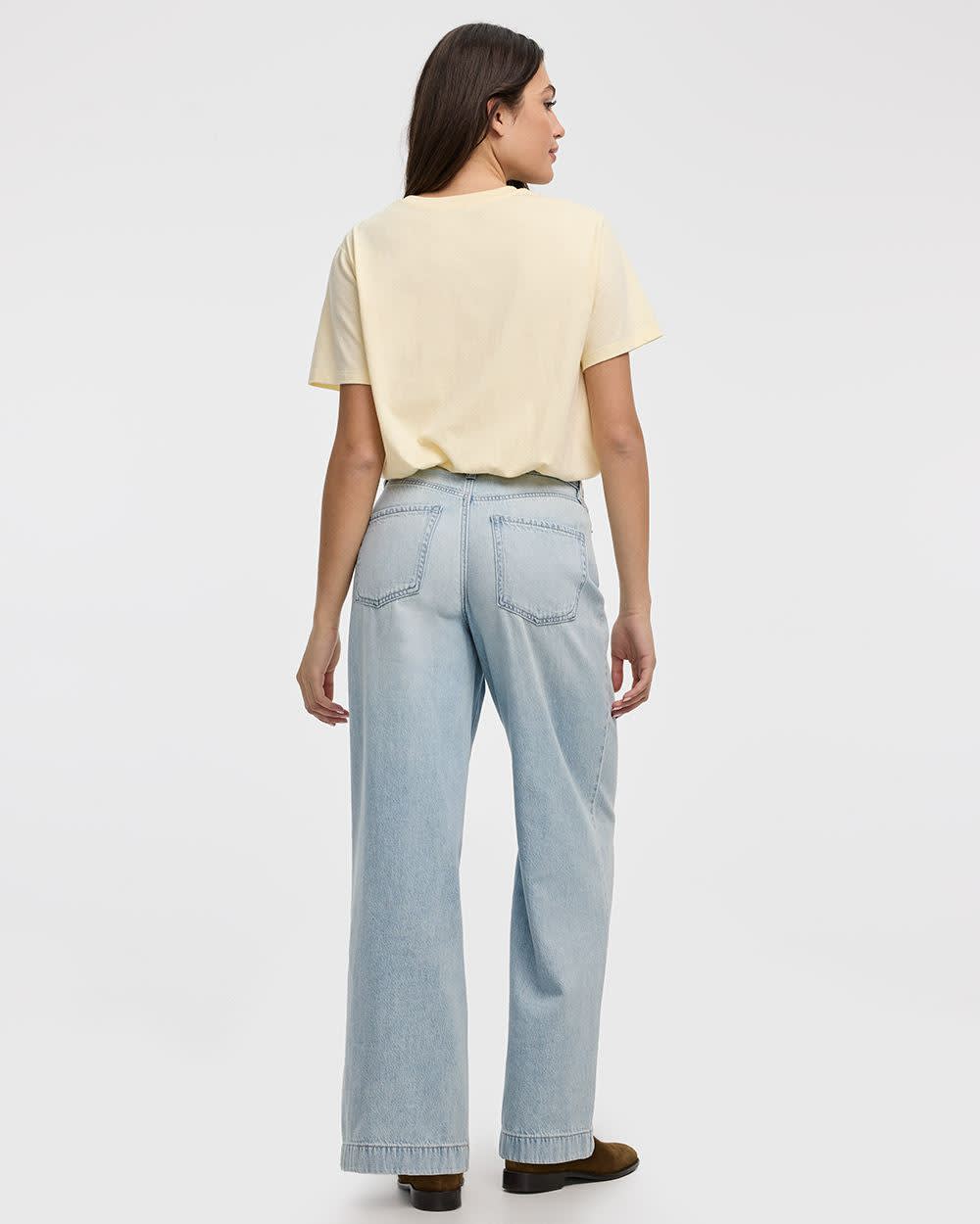 Crew-Neck Tee with Bubble Hem - Image 18