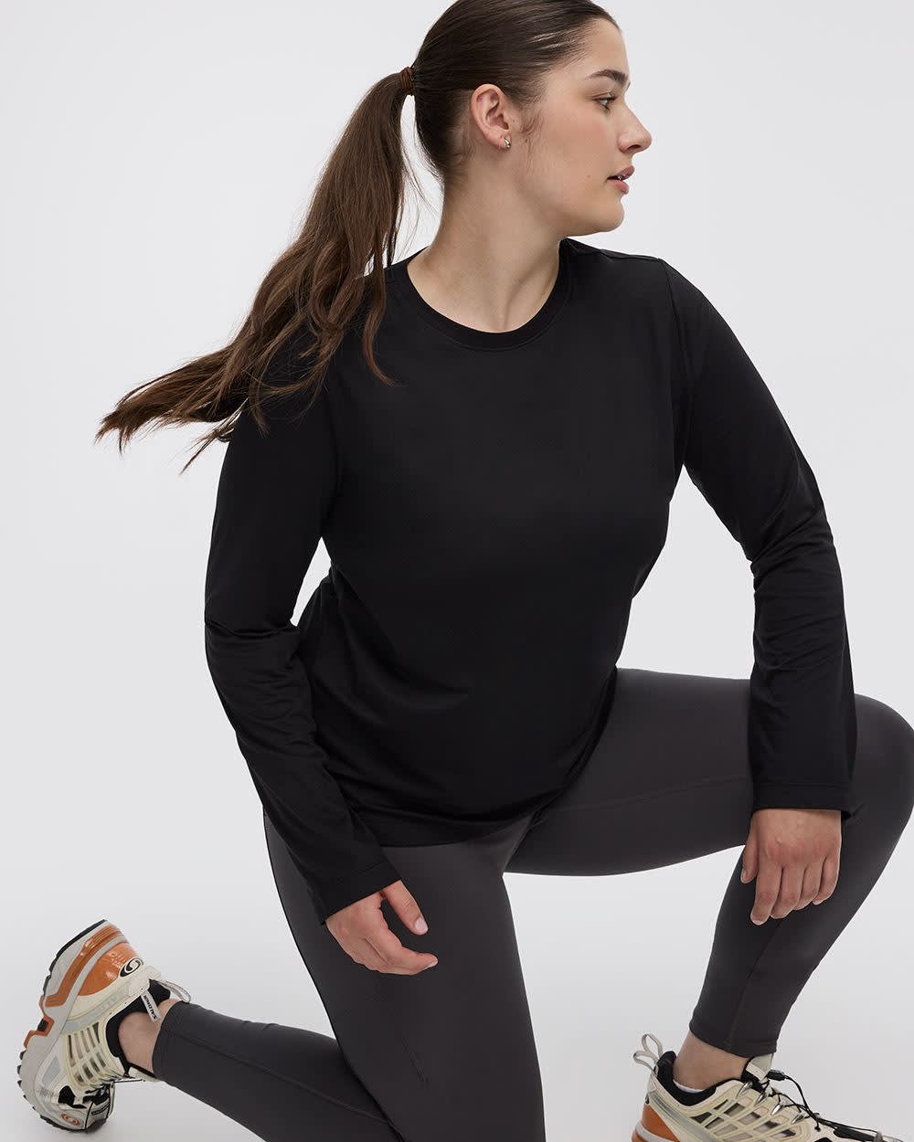 Long-Sleeve Crew-Neck T-Shirt - DRY-LUX (R) Hyba Essentials - Image 6
