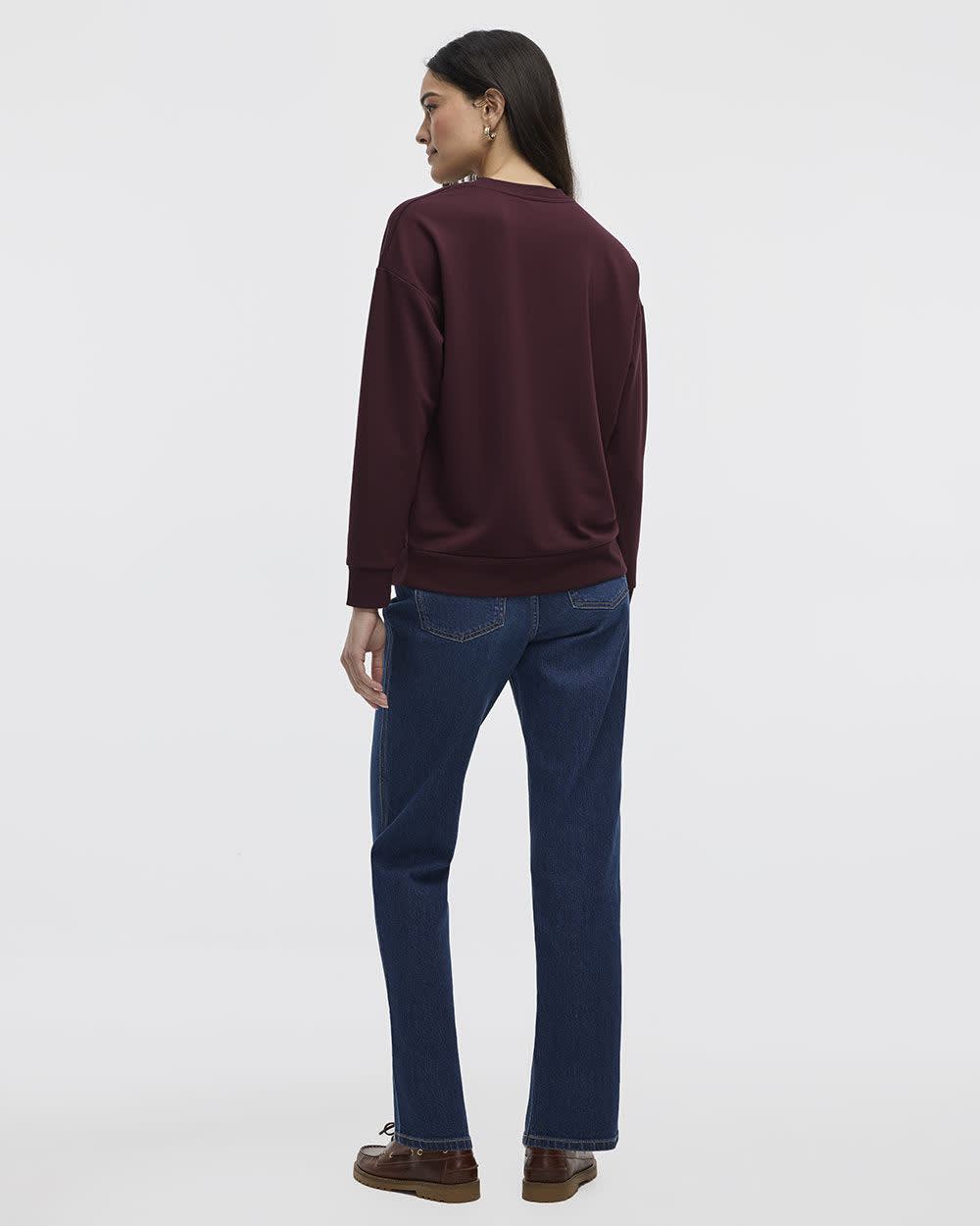 Long-Sleeve Crew-Neck Sweatshirt - R Essentials - Image 42