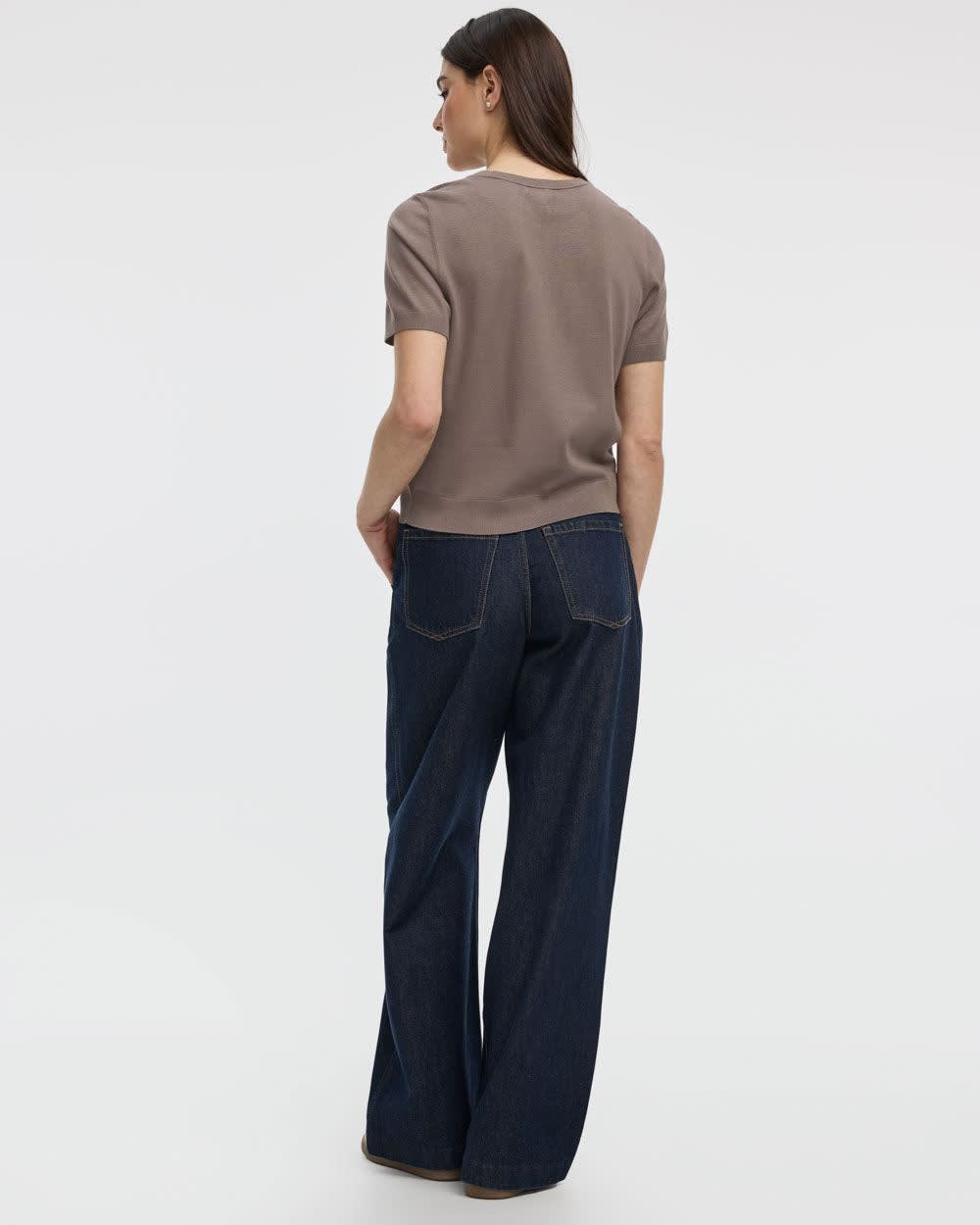Crew-Neck Sweater Tee - R Essentials - Image 24