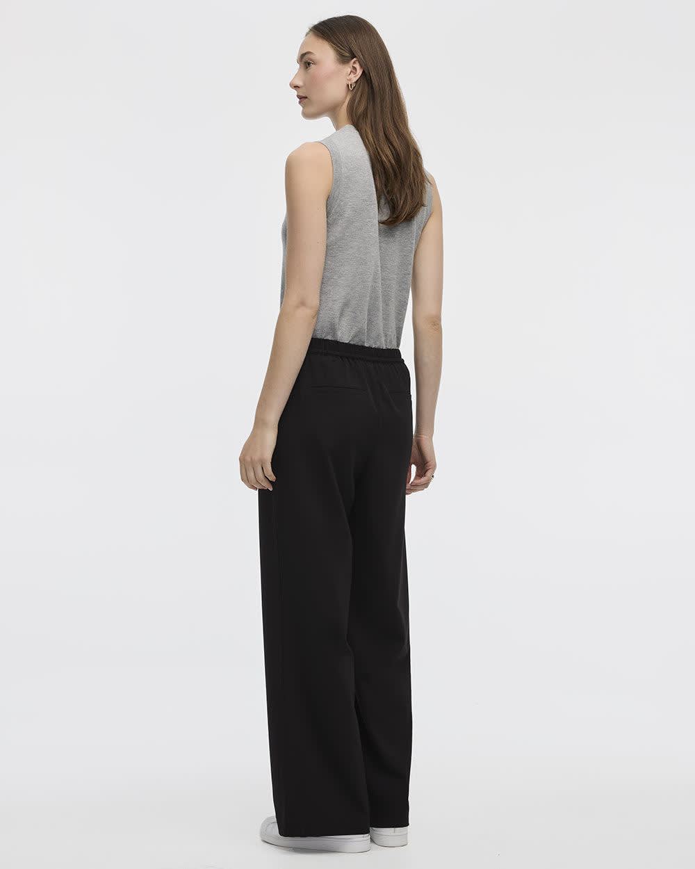 Wide-Leg High-Rise Pull-On Pant - The Timeless - Image 2