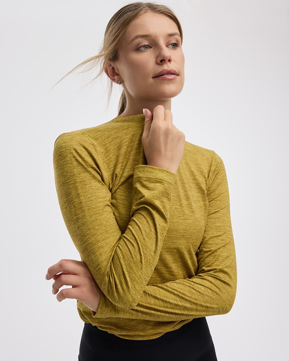 Long-Sleeve Crew-Neck T-Shirt - DRY-LUX (R) Hyba Essentials - Image 10