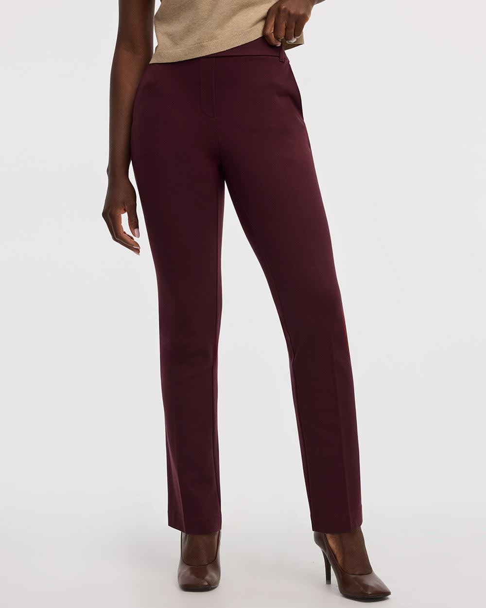 Straight-Leg High-Rise Pants - The Modern Stretch (R) - Image 12