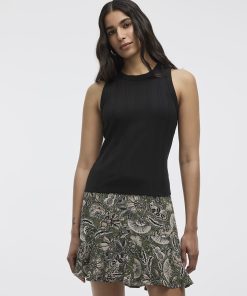 Mini Skirt with Ruffled Hem