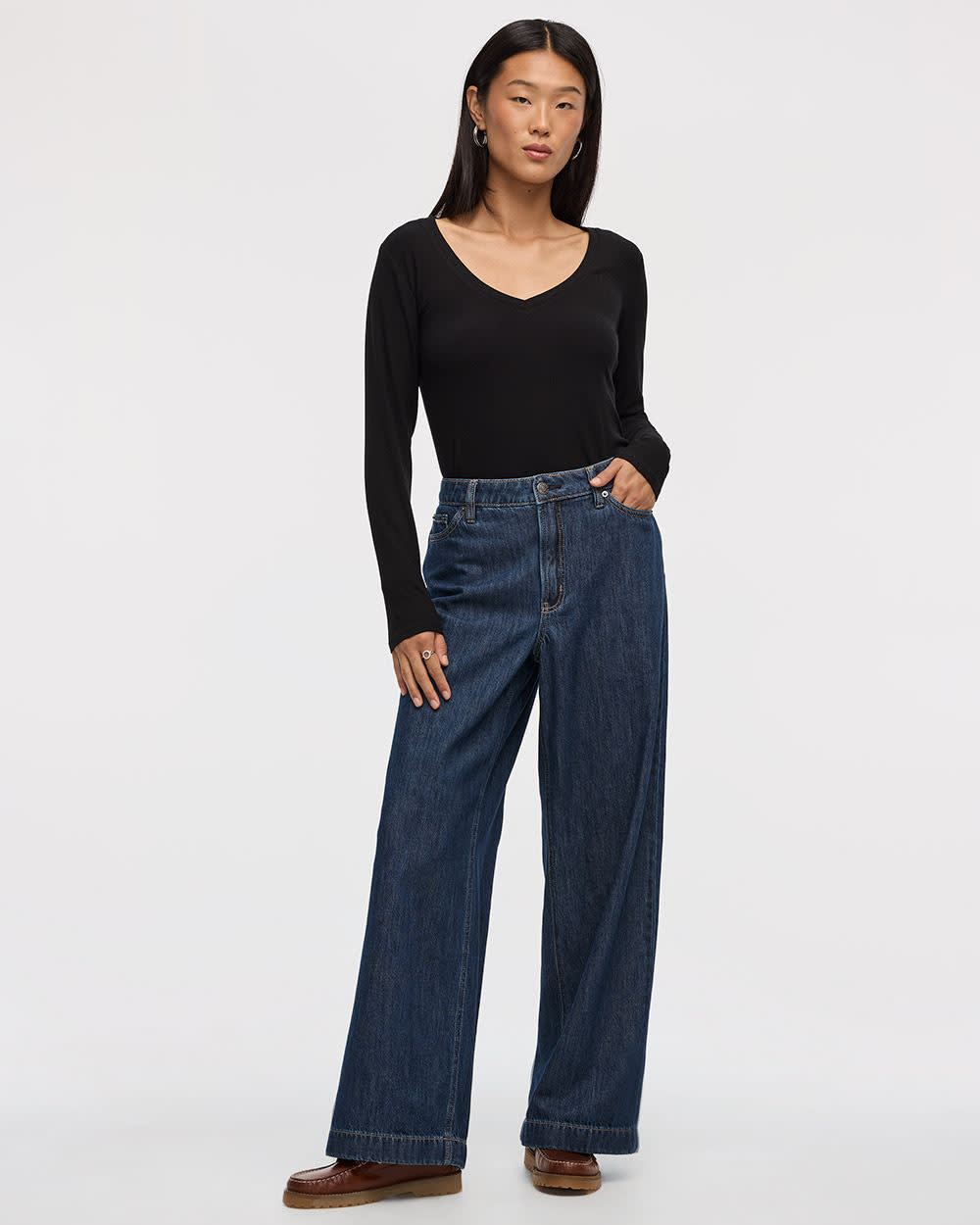 Wide-Leg High-Rise Jean - Image 21