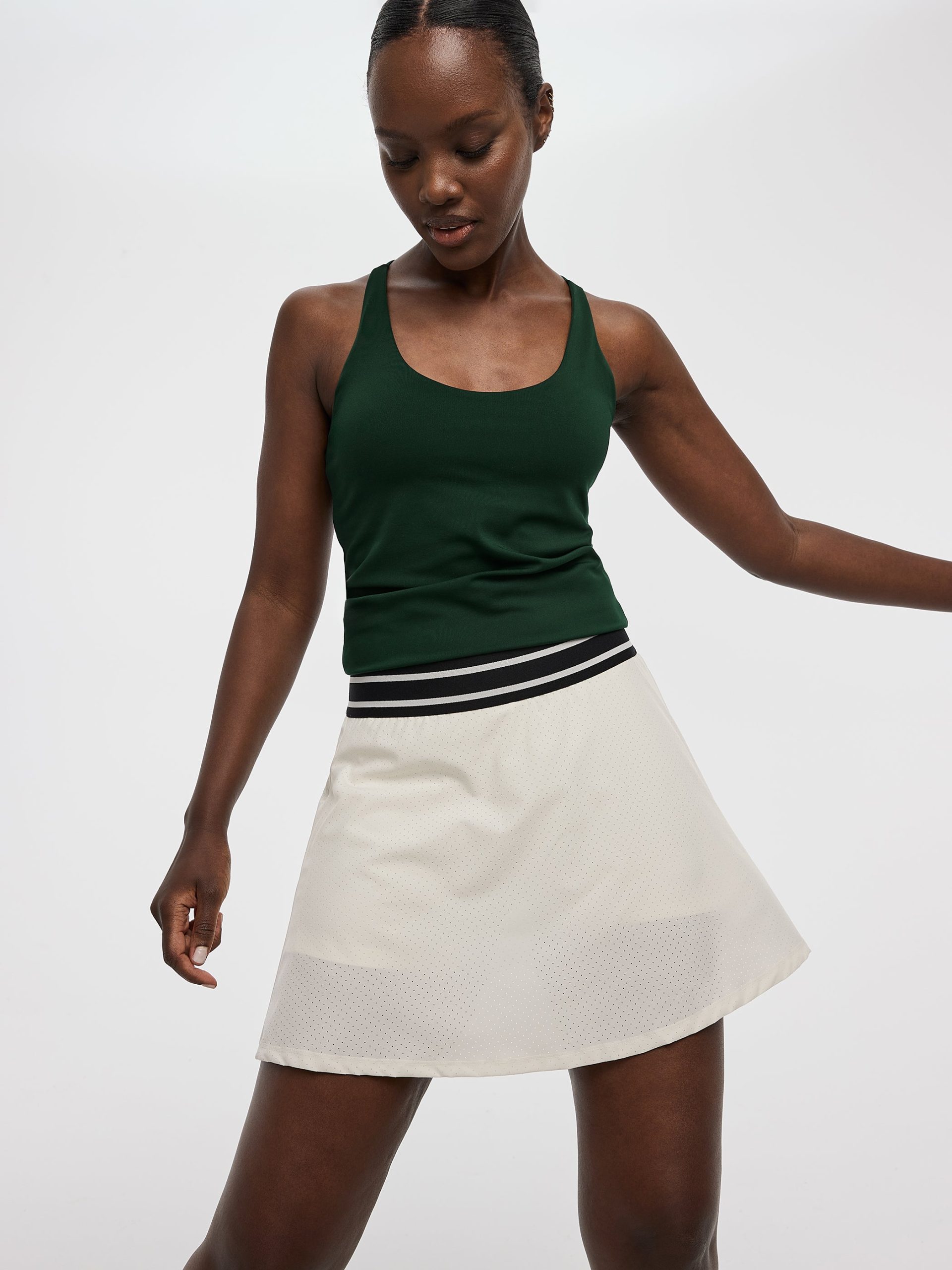 Skort with Striped Waistband - Hyba - Image 4