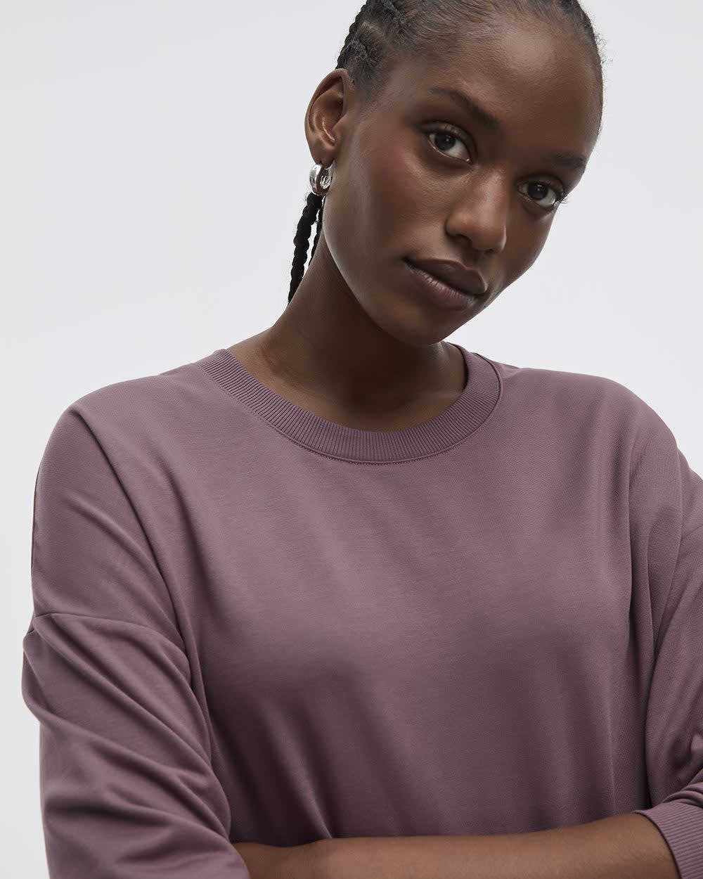 Long-Sleeve Crew-Neck Sweatshirt - R Essentials - Image 28
