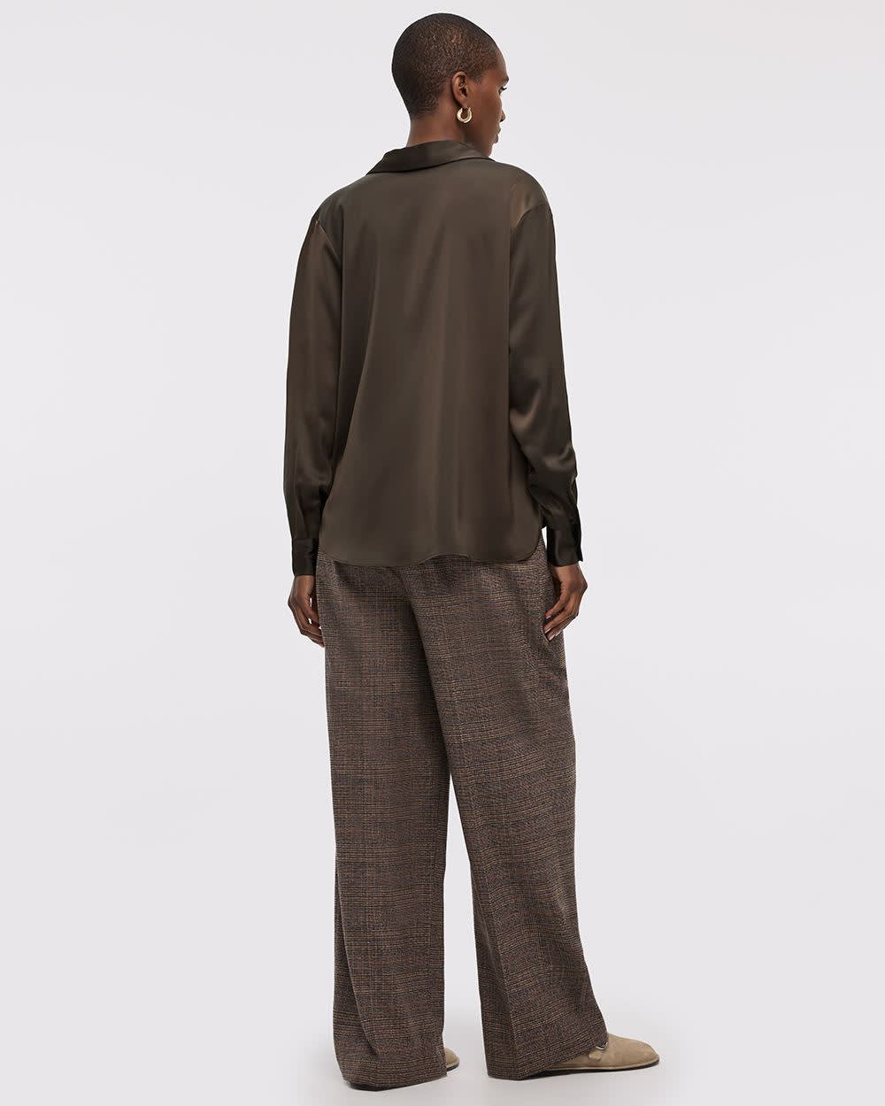 Satin Long-Sleeve Shirt - Image 10