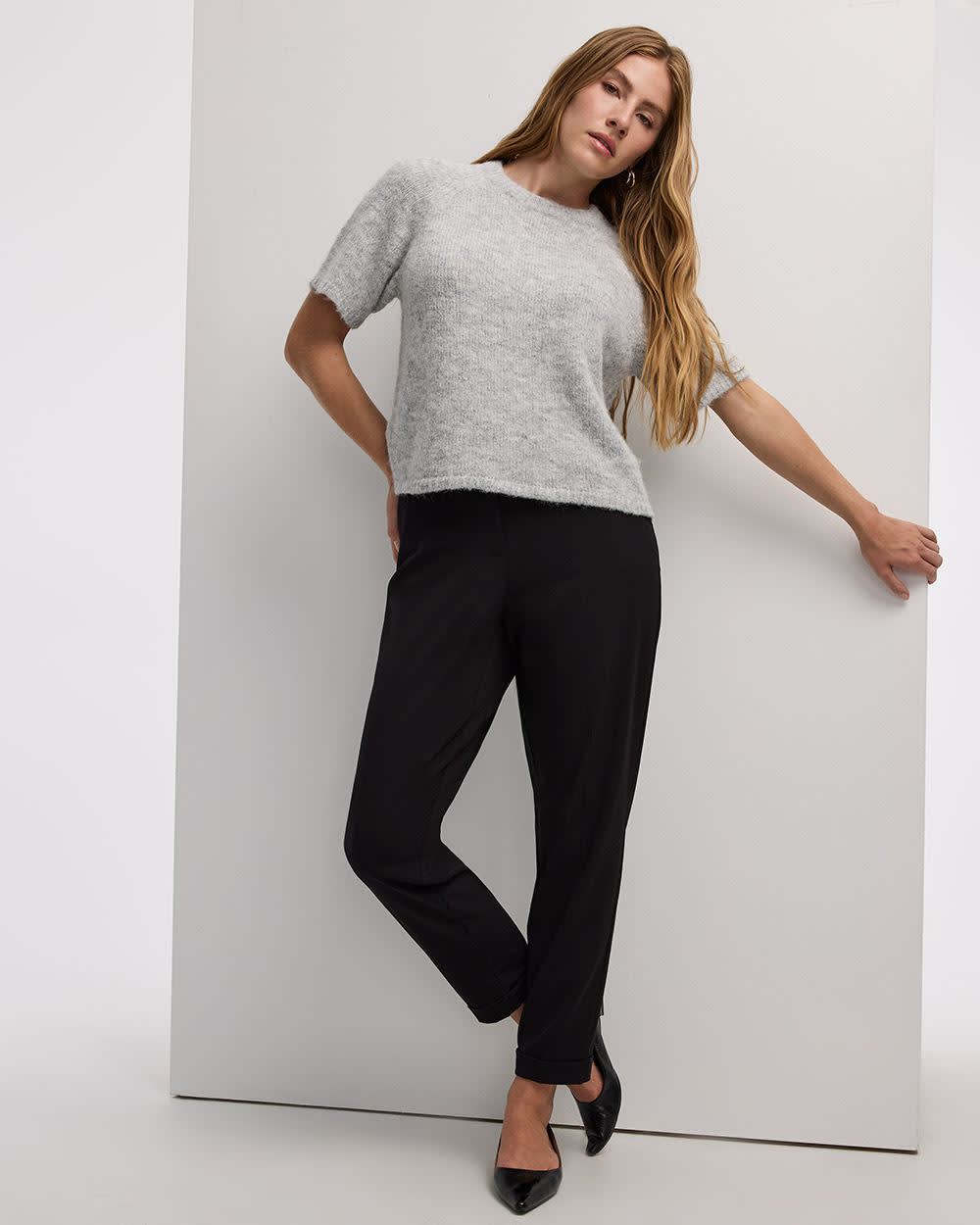 Tapered-Leg High-Rise Pant - The Timeless