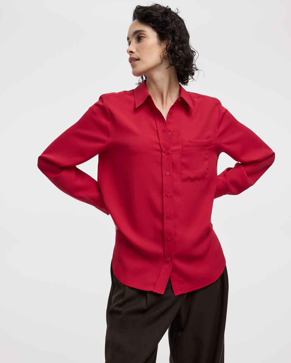 Long-Sleeve Blouse - R Essentials - Image 13