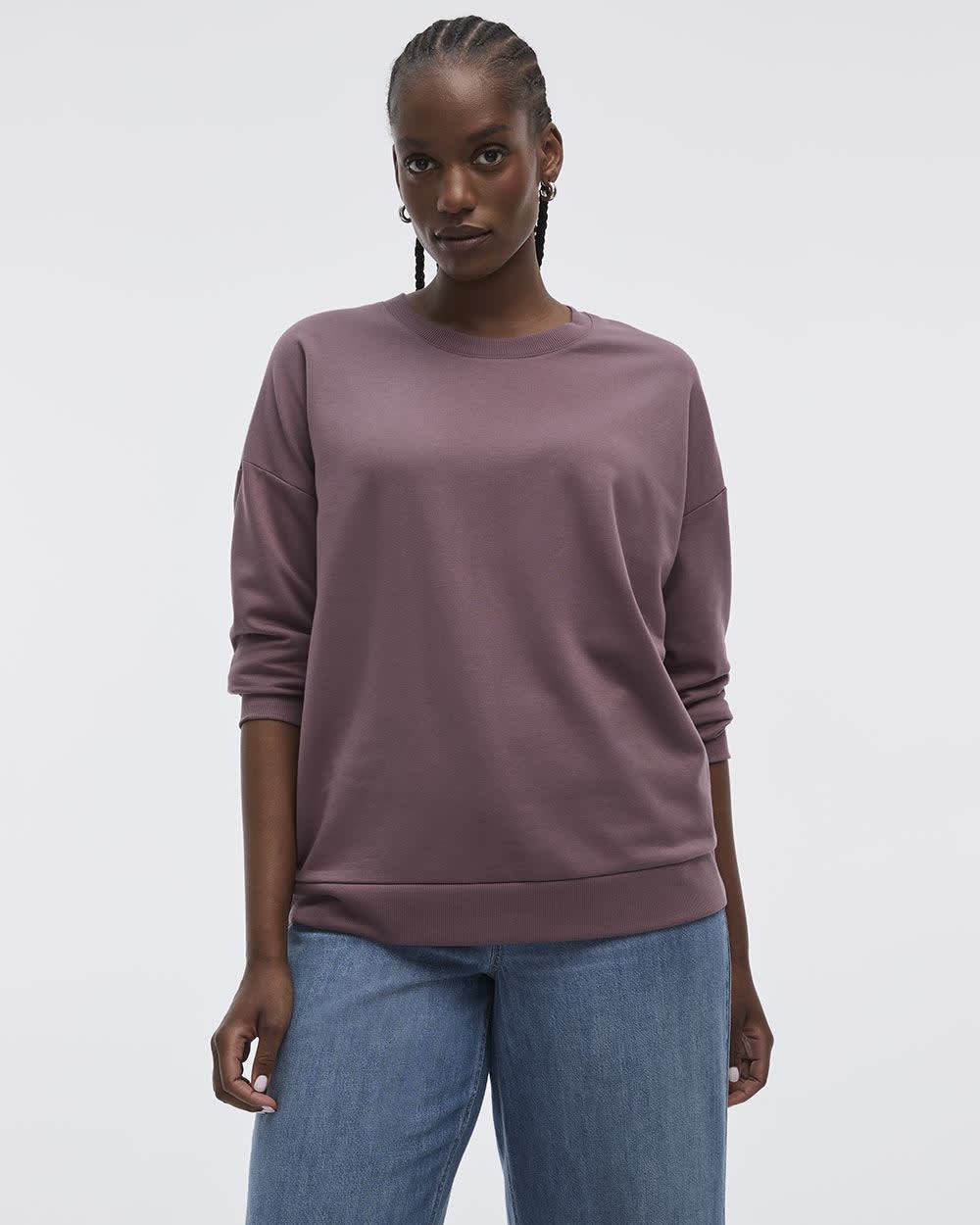Long-Sleeve Crew-Neck Sweatshirt - R Essentials - Image 25