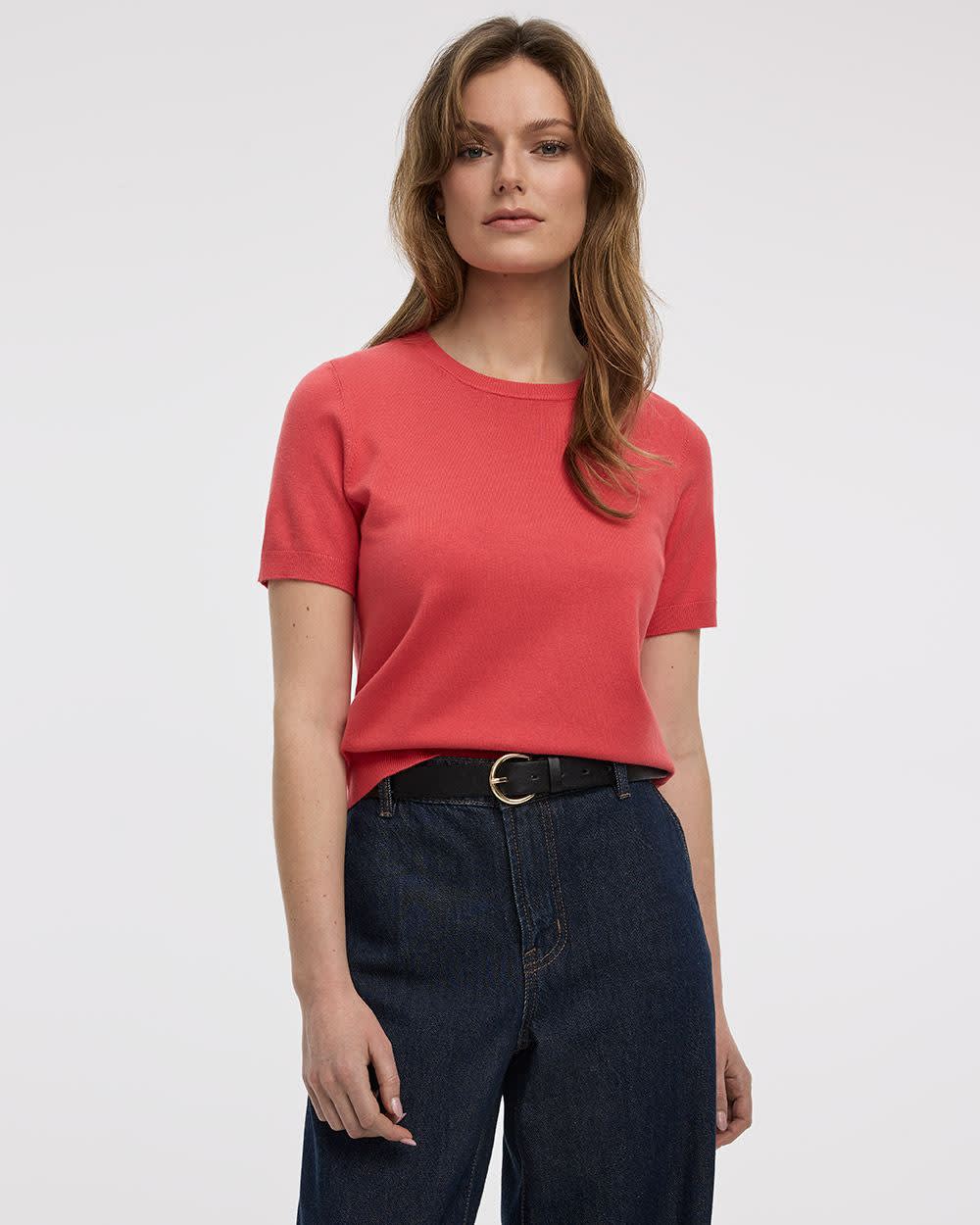 Crew-Neck Sweater Tee - R Essentials - Image 14