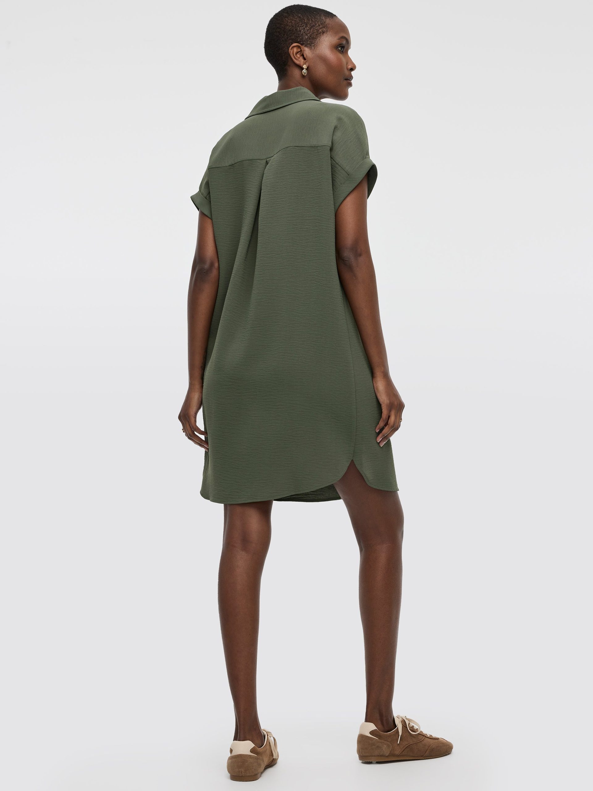 Short-Sleeve Shirt Dress - Image 7