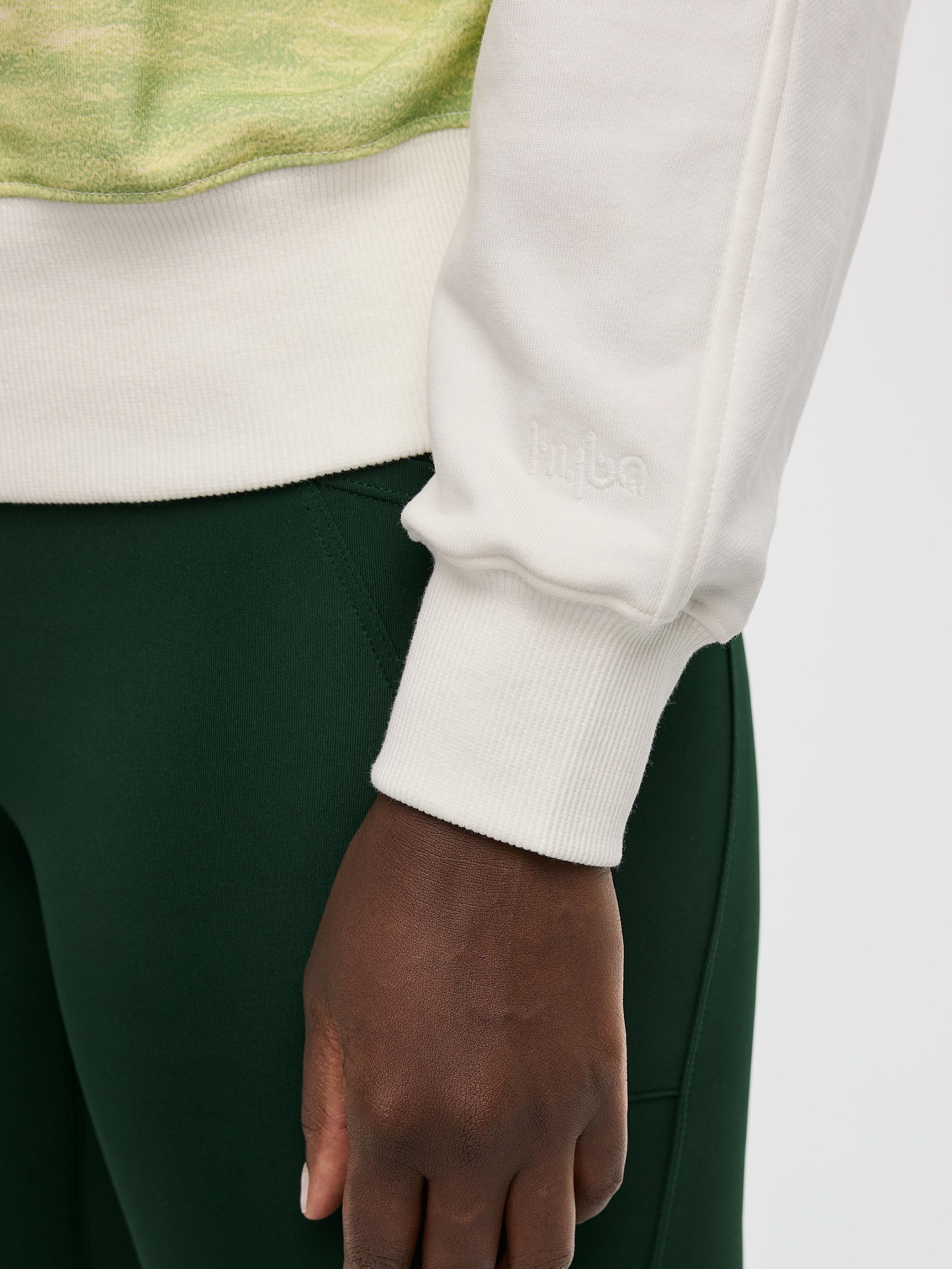 Long-Sleeve Crew-Neck French Terry Sweatshirt - Hyba - Image 5