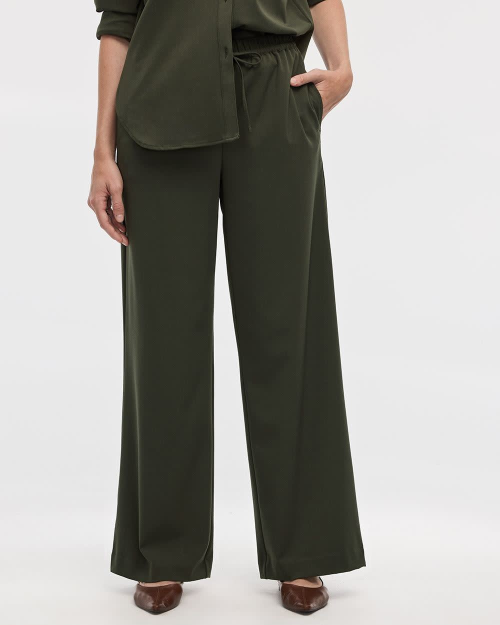 Wide-Leg High-Rise Pull-On Pant - The Timeless - Image 13