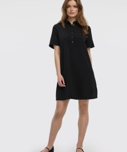 Short-Sleeve Polo Dress