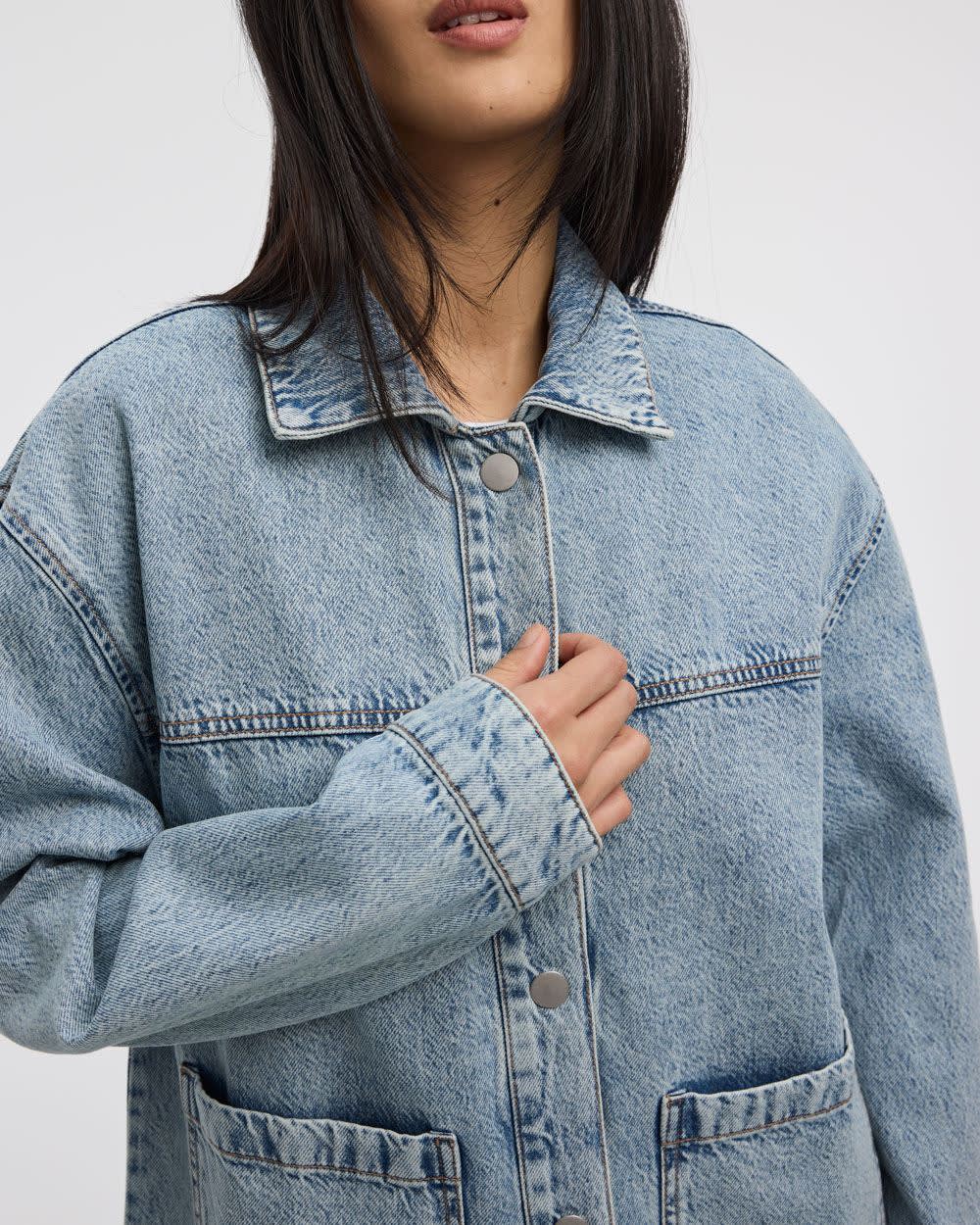Denim Shacket - Image 4