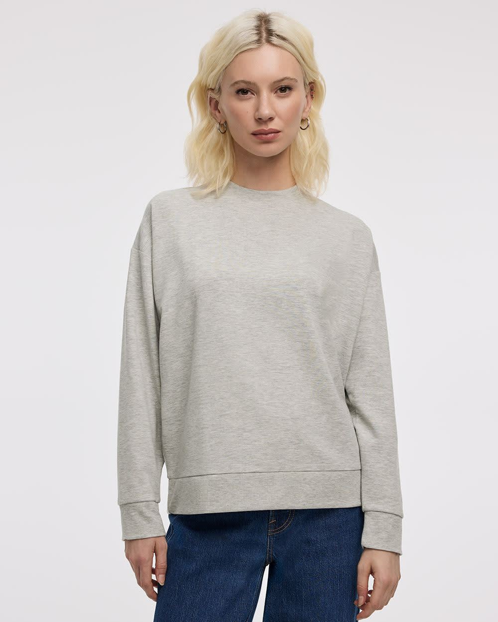 Long-Sleeve Crew-Neck Sweatshirt - R Essentials - Image 47