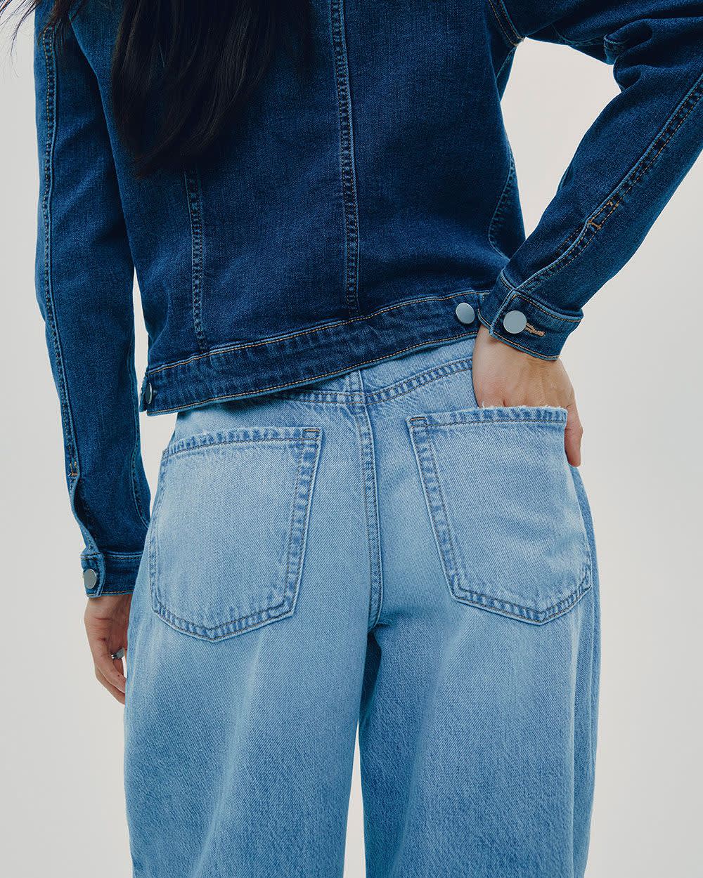 High-Rise Barrel Jeans - Image 9