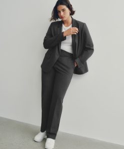 Straight-Leg High-Rise Pants - The Modern Stretch (R)