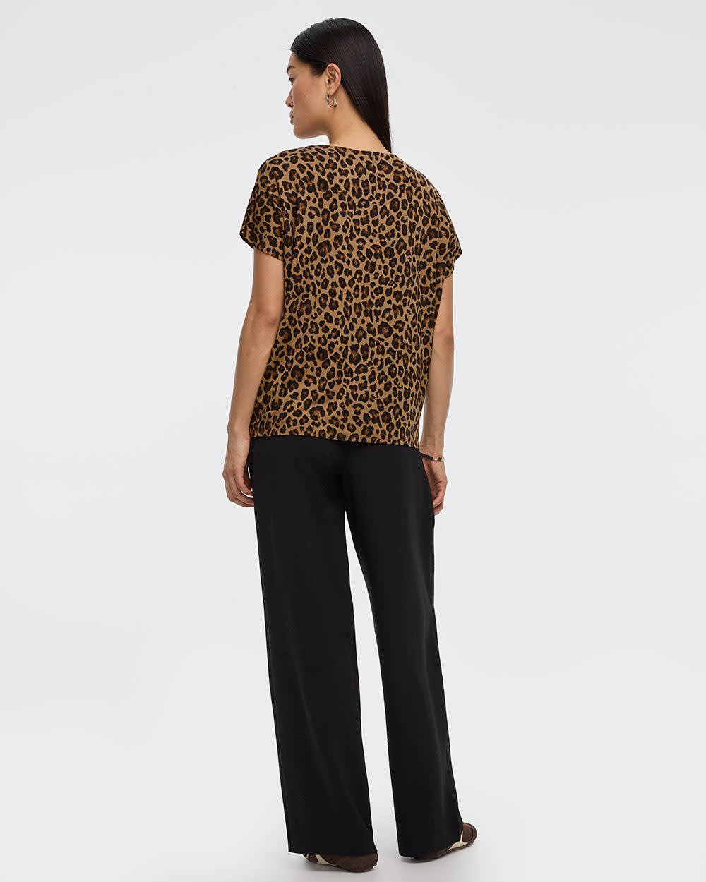 Short-Dolman-Sleeve Boat-Neck T-Shirt - Image 10