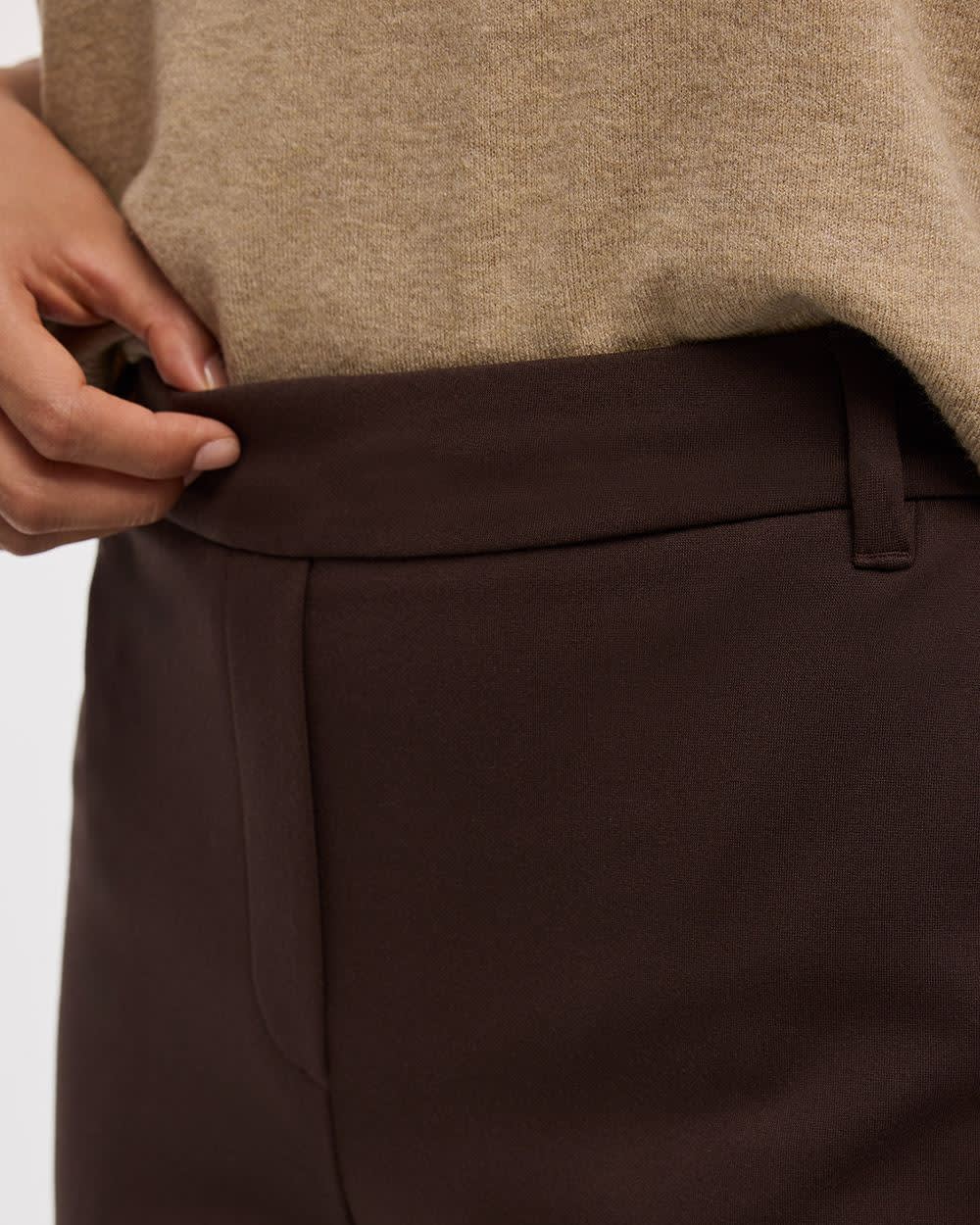 Straight-Leg High-Rise Pants - The Modern Stretch (R) - Image 9