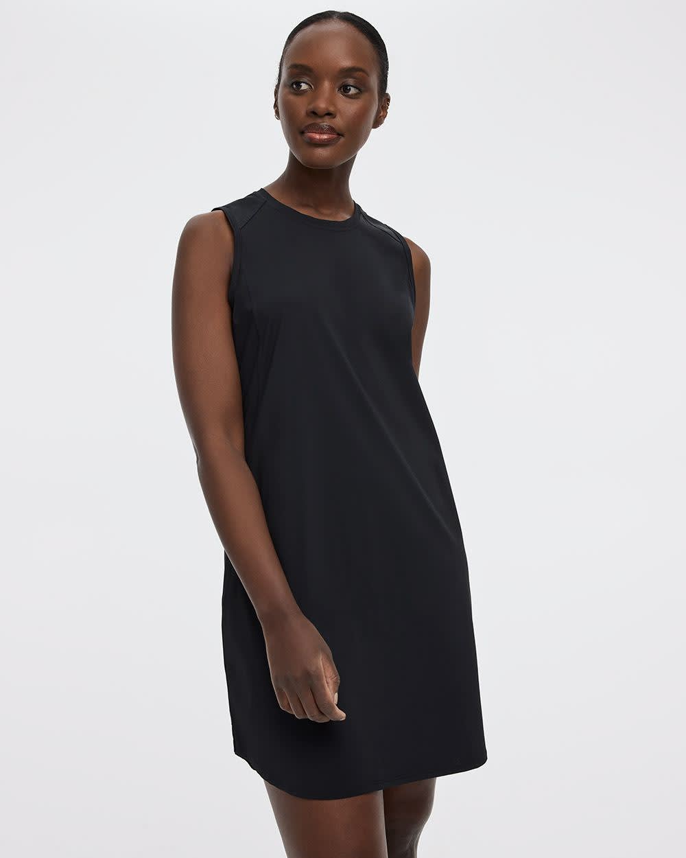 Sleeveless Crew-Neck Dress - Hyba - Image 3