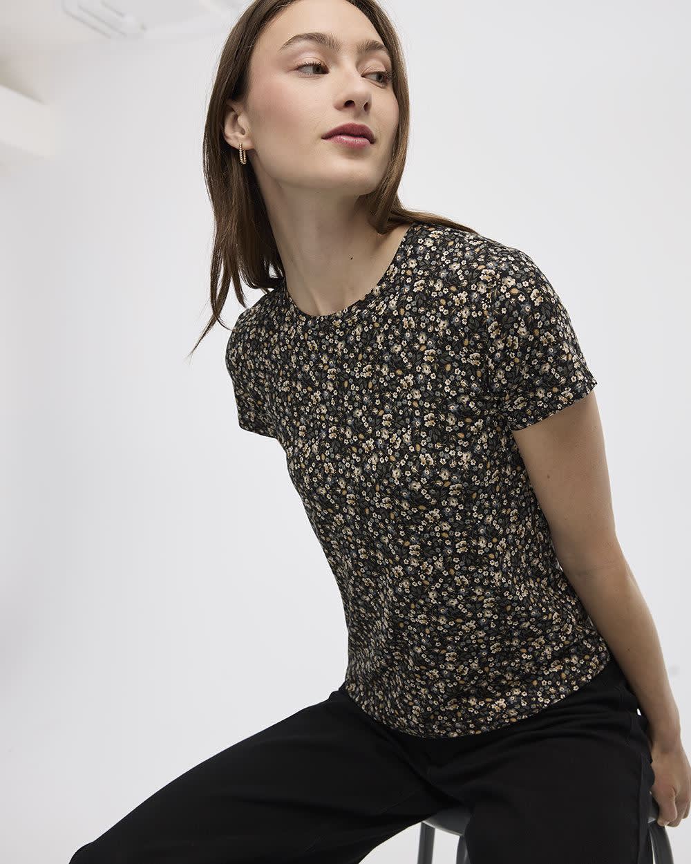 Short-Sleeve Crew-Neck Tee - R Essentials - Image 3