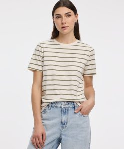 Boyfriend Crew-Neck Striped T-Shirt - R Essentials