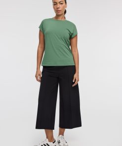Wide-Leg Cropped Pant - Hyba