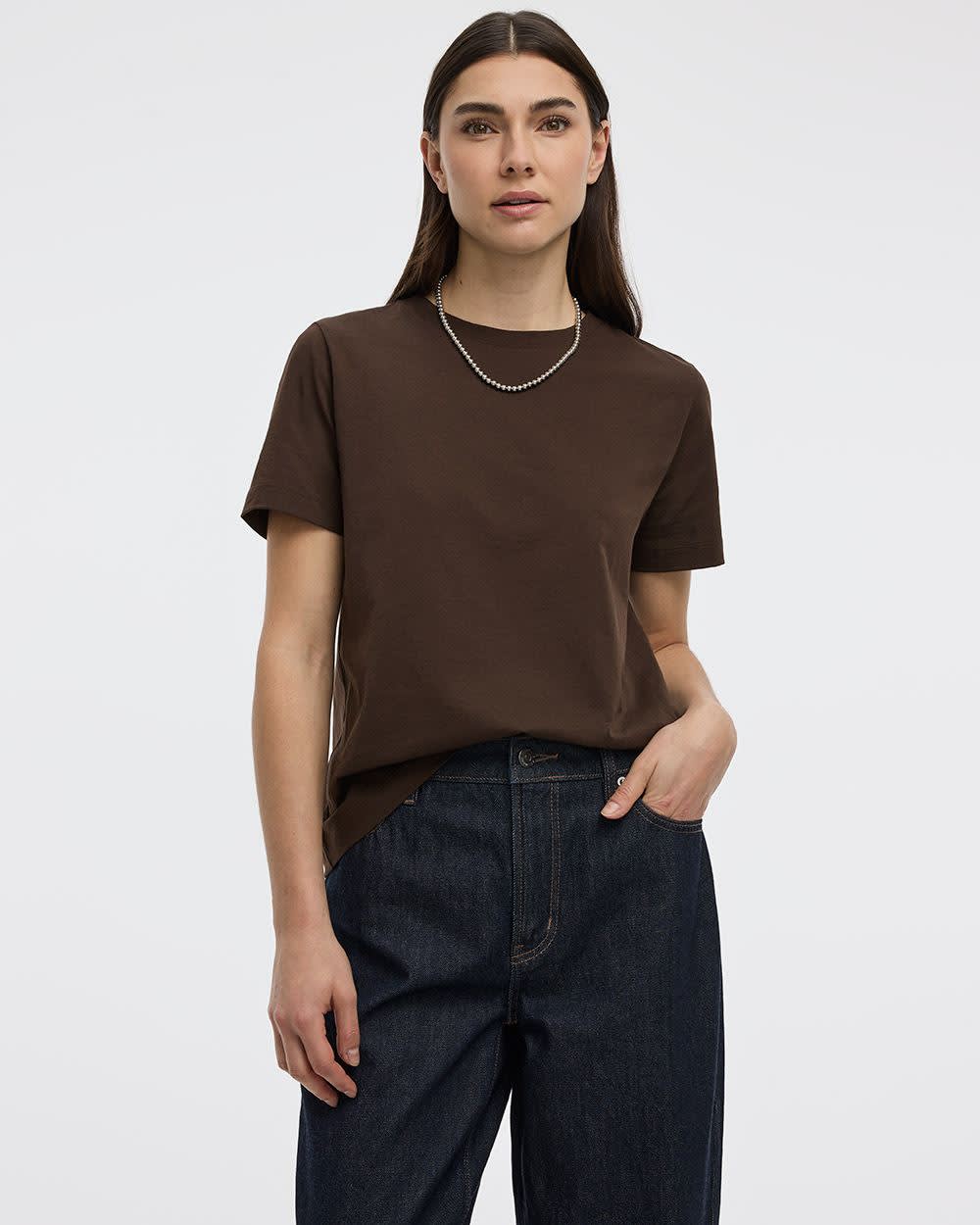 Boyfriend Crew-Neck T-Shirt - R Essentials - Image 9